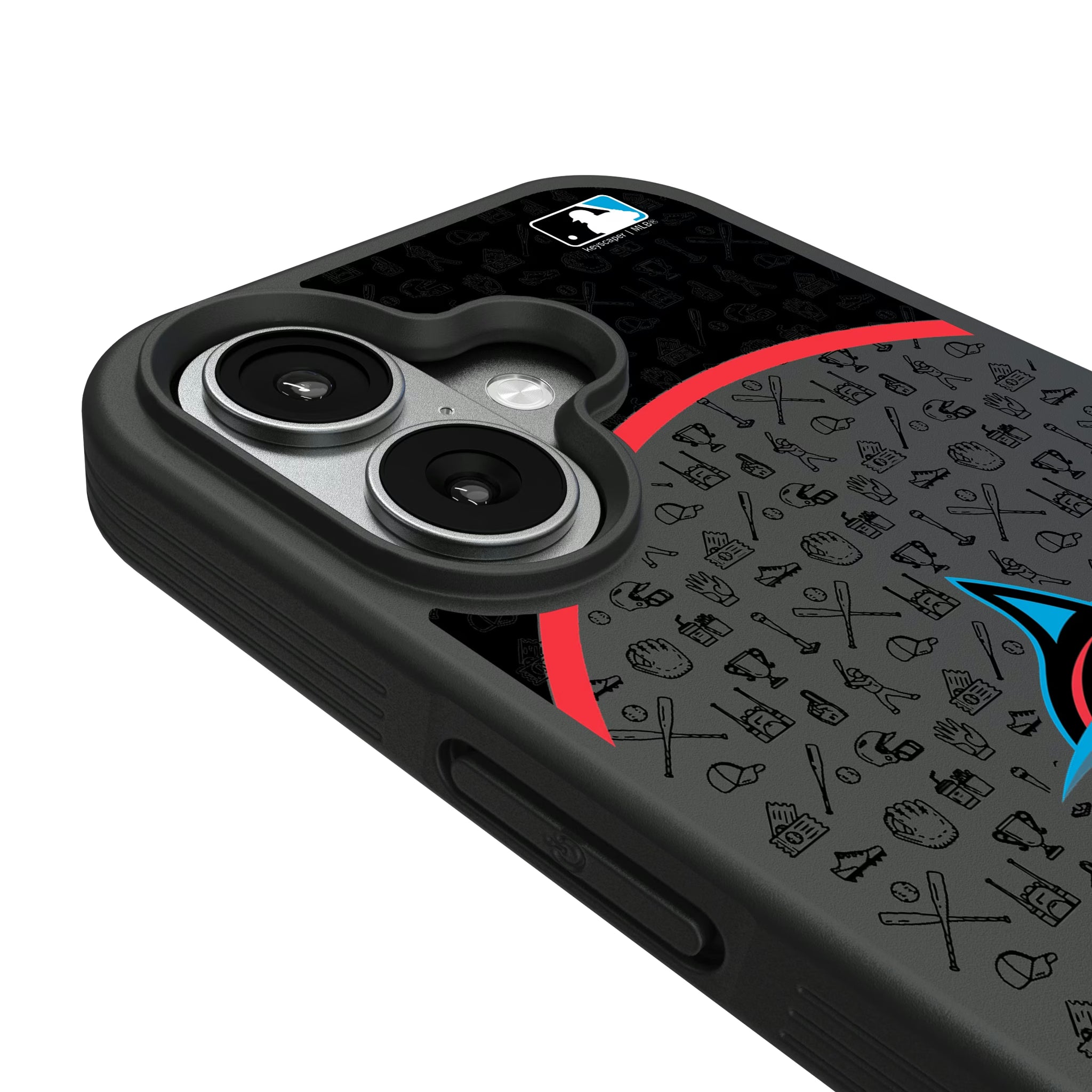Miami Marlins Personalized Circle iPhone Bump Phone Case for Apple iPhone - Detail#Device_iPhone 17