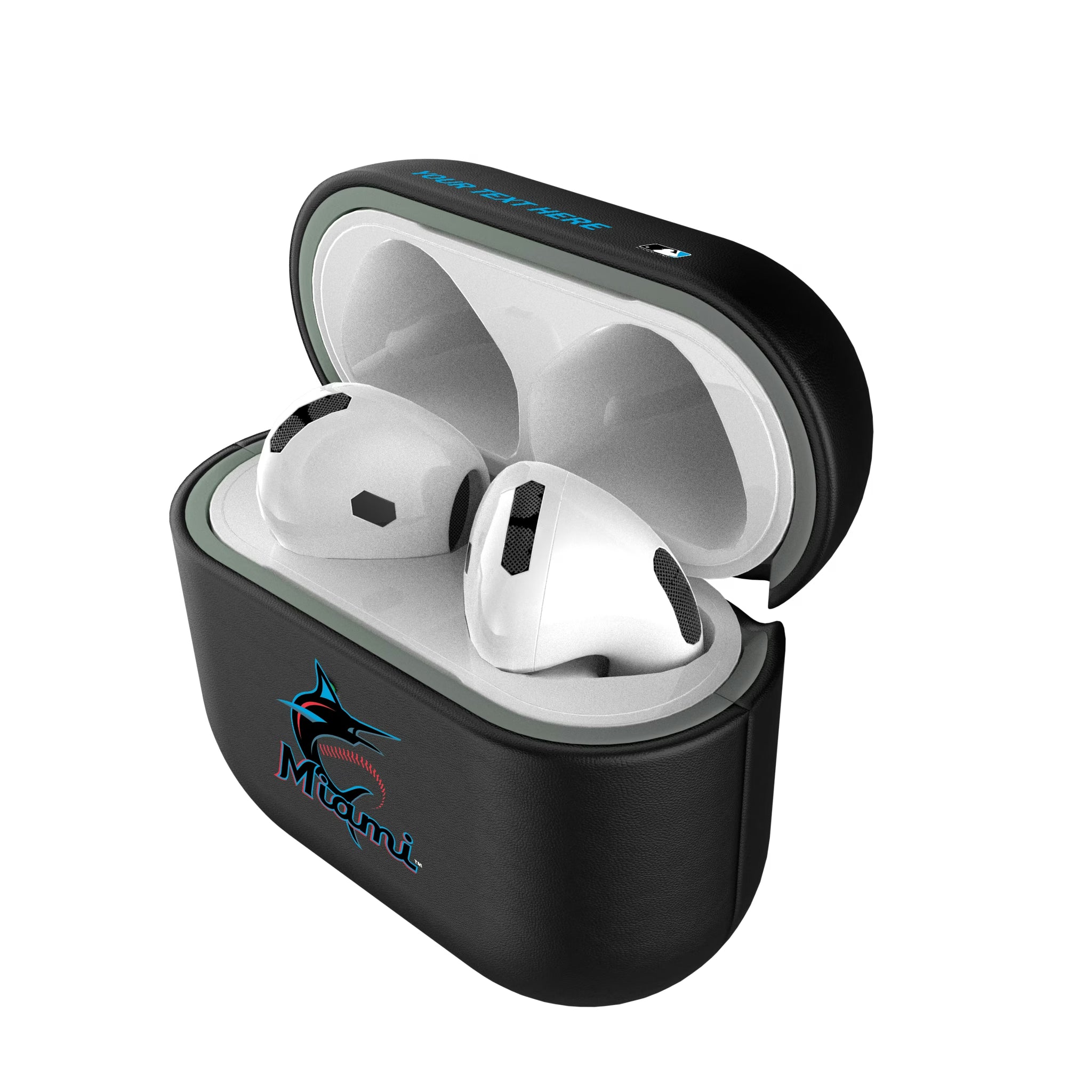 Miami Marlins Personalized Insignia AirPods AirPod Case Cover#Device_AirPods 4