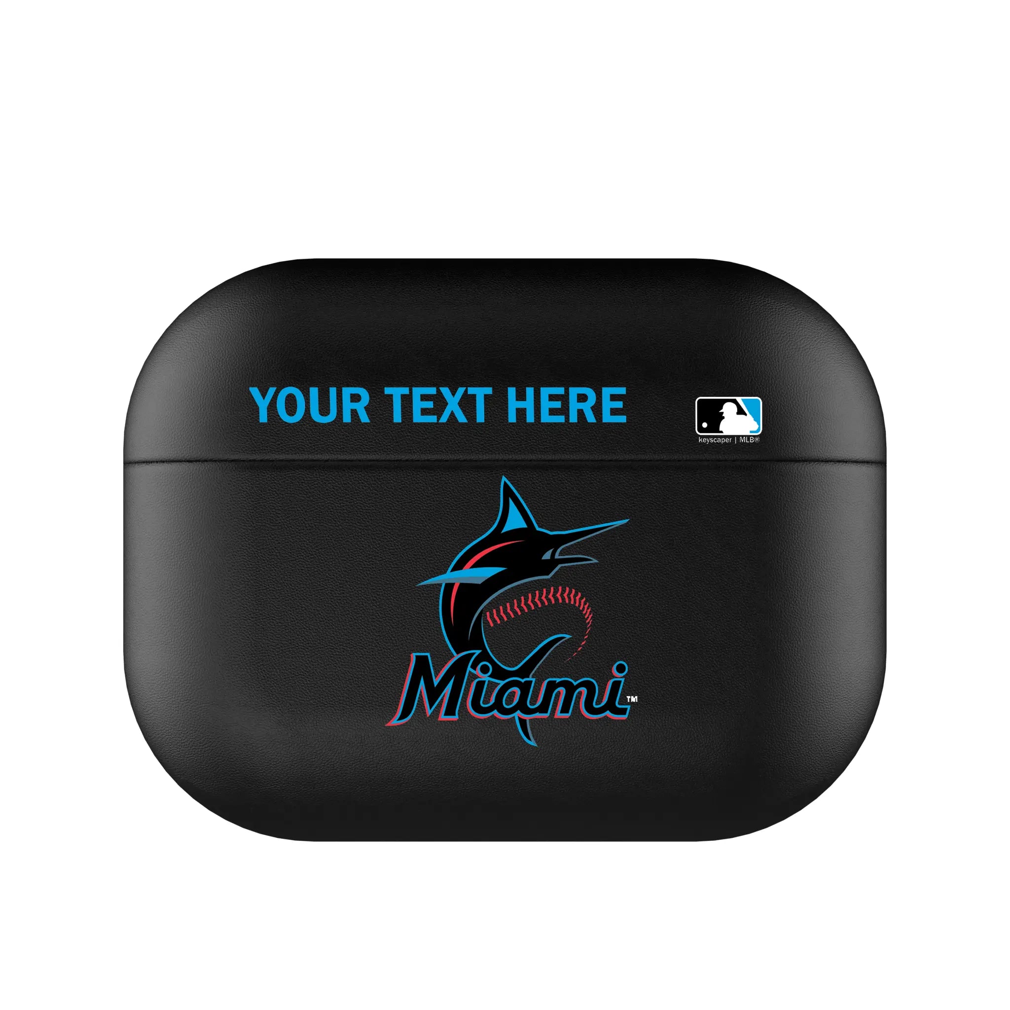 Miami Marlins Personalized Insignia AirPods AirPod Case Cover#Device_AirPods Pro 1st Gen