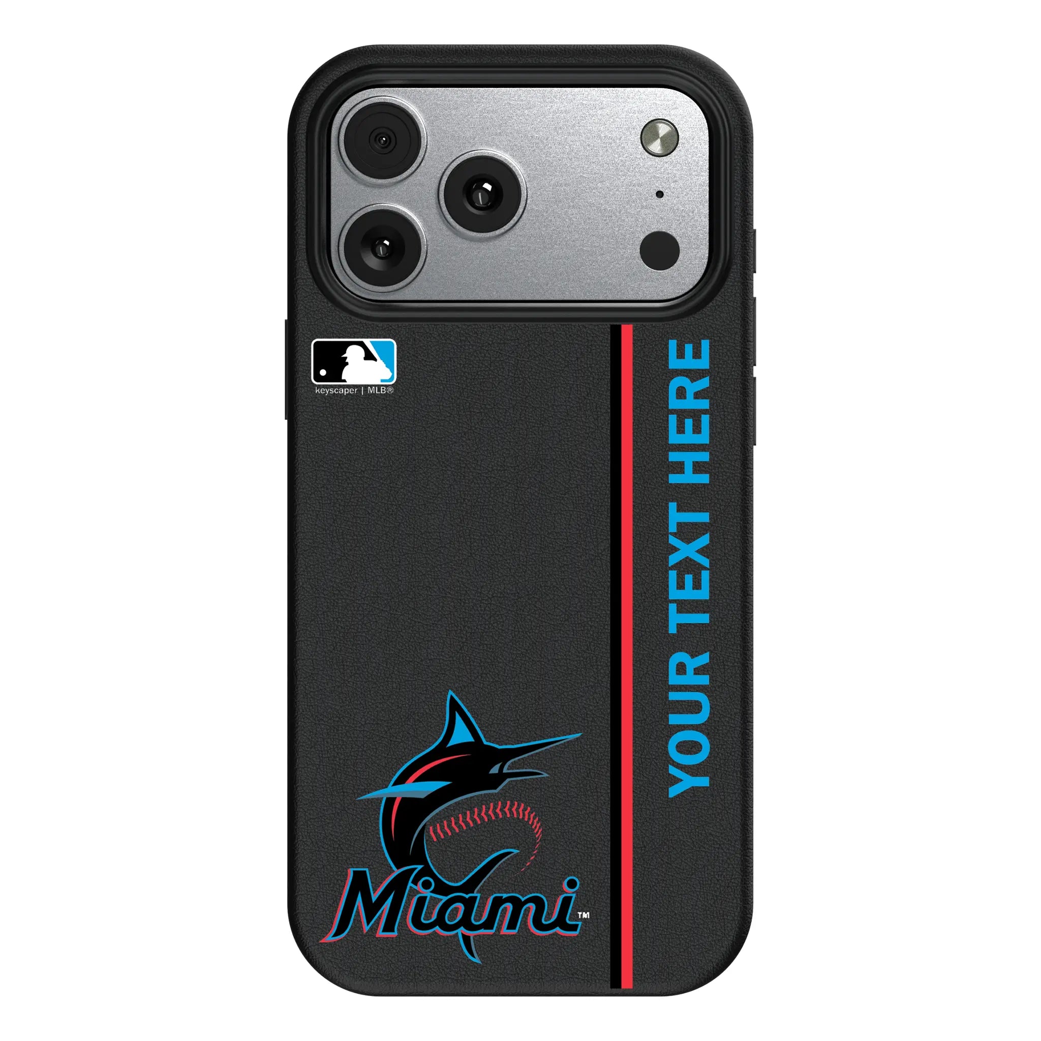 Miami Marlins Personalized Sidebard iPhone MagSafe Compatible Phone Case for Apple iPhone#Device_iPhone 17 Pro Max