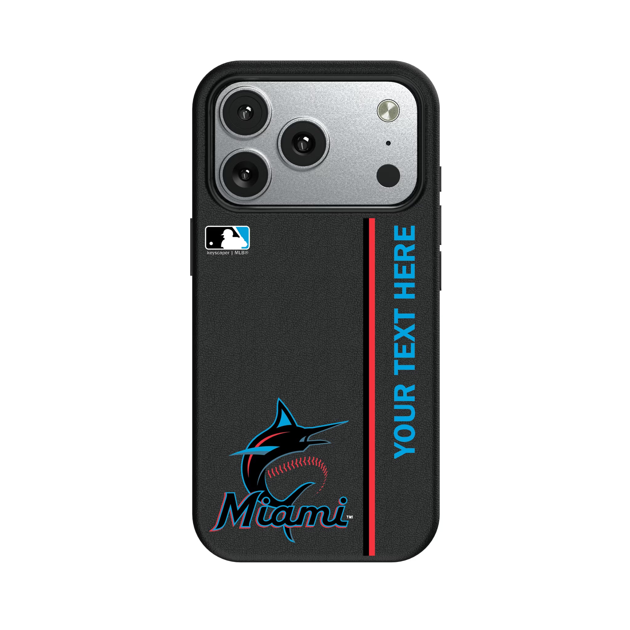 Miami Marlins Personalized Sidebard iPhone MagSafe Compatible Phone Case for Apple iPhone#Device_iPhone 17 Pro