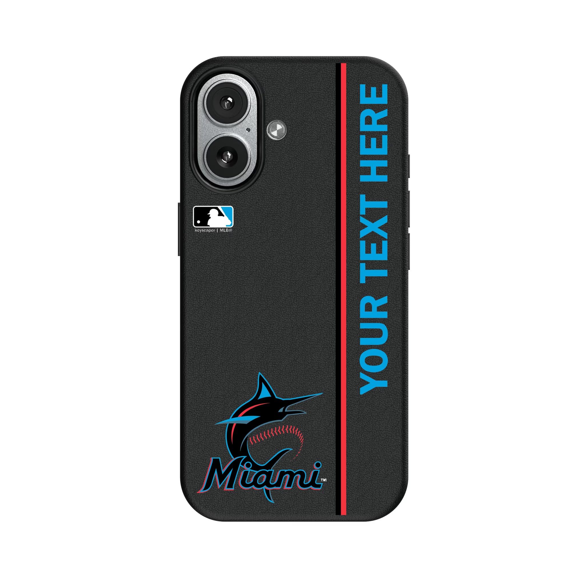 Miami Marlins Personalized Sidebard iPhone MagSafe Compatible Phone Case for Apple iPhone#Device_iPhone 17