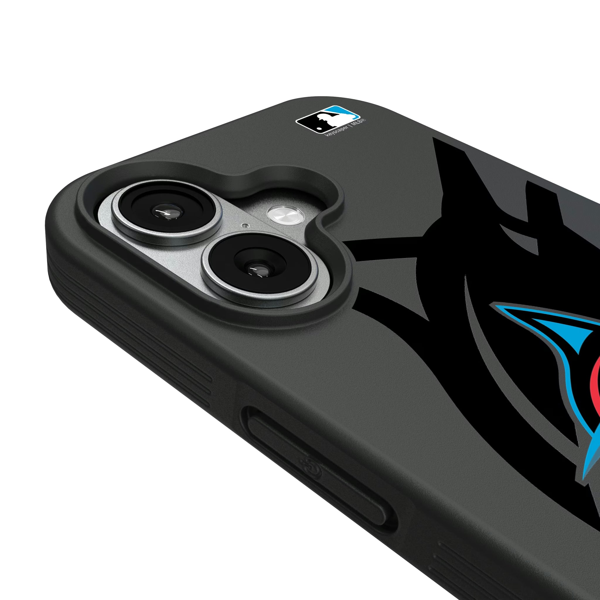 Miami Marlins Personalized Tilt iPhone Bump Phone Case for Apple iPhone - Detail#Device_iPhone 17