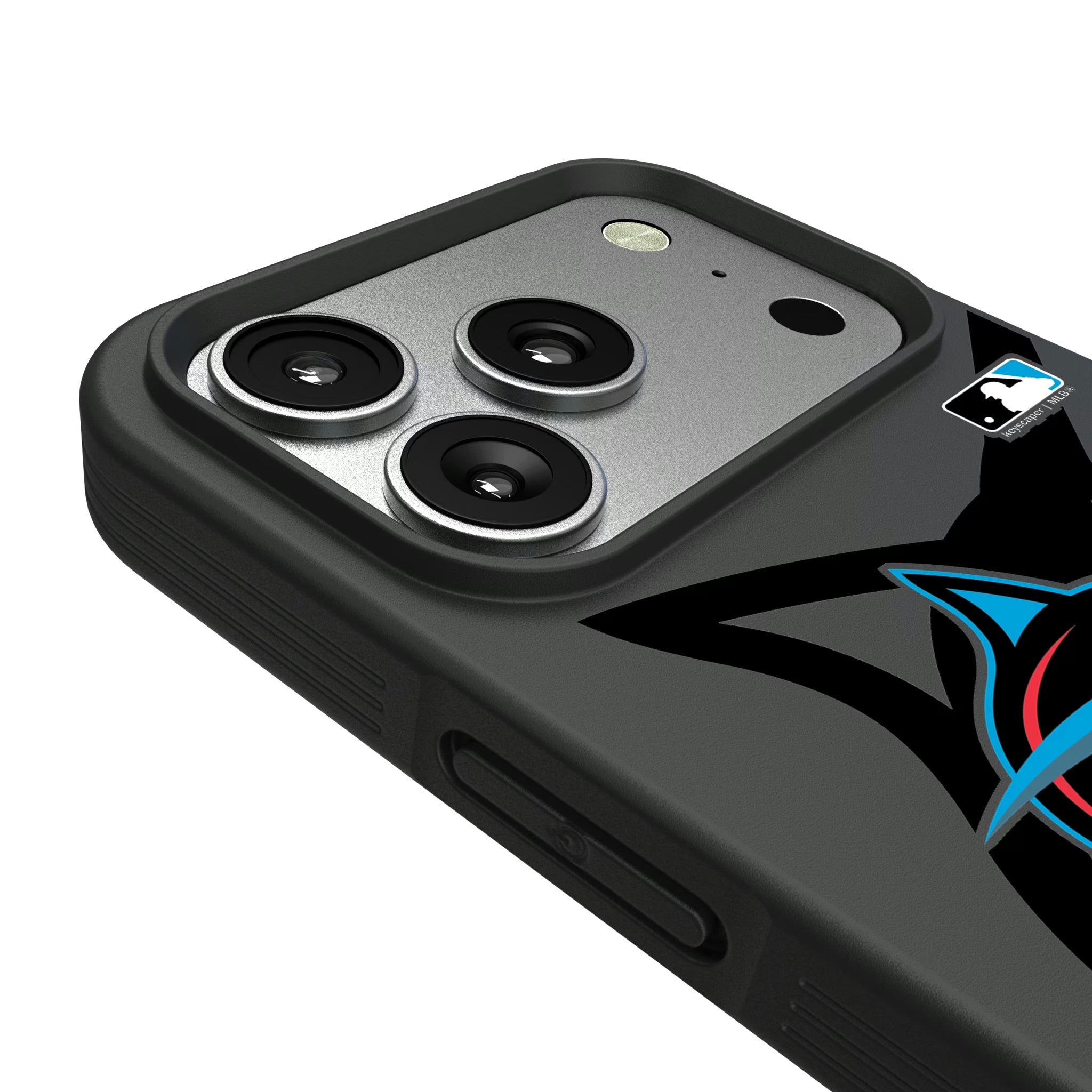 Miami Marlins Personalized Tilt iPhone Bump Phone Case for Apple iPhone - Detail#Device_iPhone 17 Pro