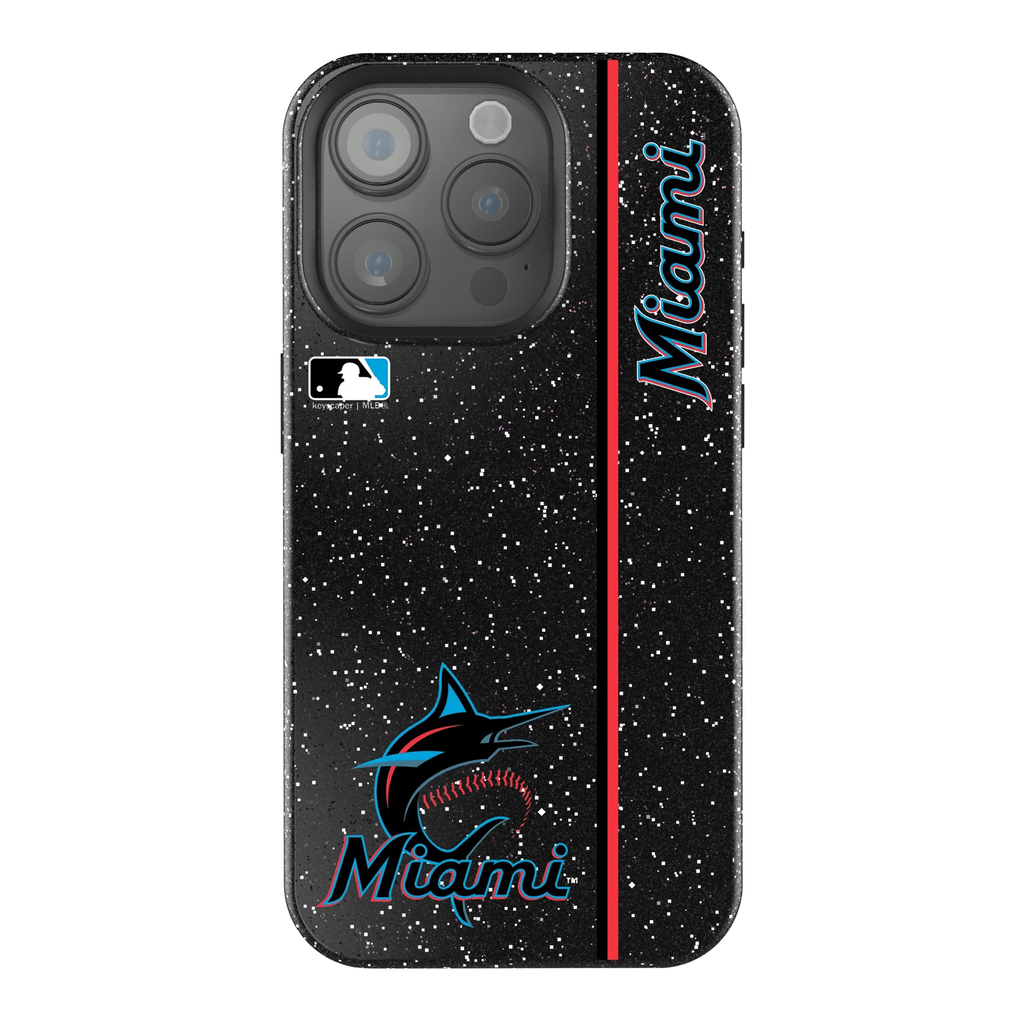 Miami Marlins Sidebar iPhone Bling Phone Case for Apple iPhone
