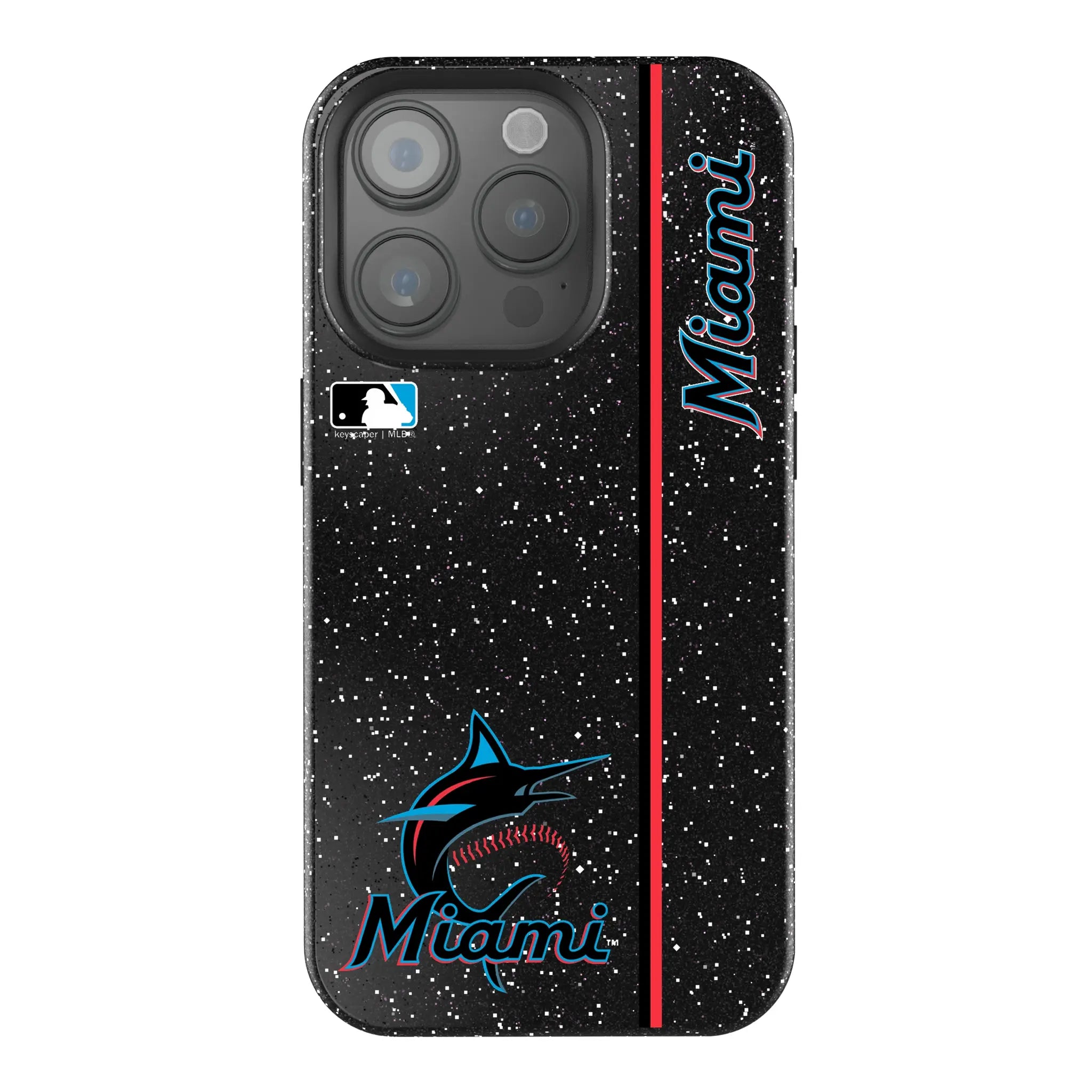 Miami Marlins Sidebar iPhone Bling Phone Case for Apple iPhone