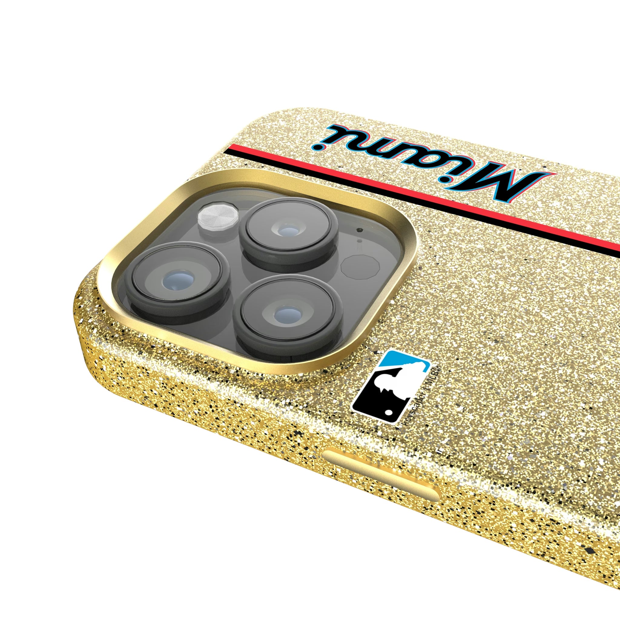 Miami Marlins Sidebar iPhone Bling Phone Case for Apple iPhone - Detail