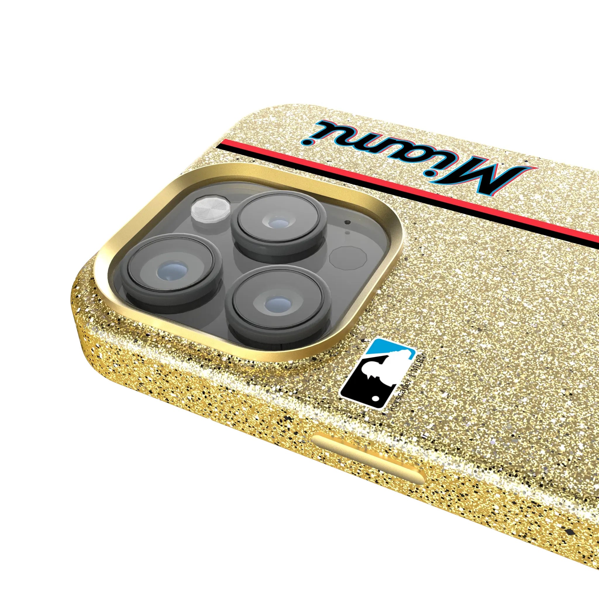 Miami Marlins Sidebar iPhone Bling Phone Case for Apple iPhone - Detail