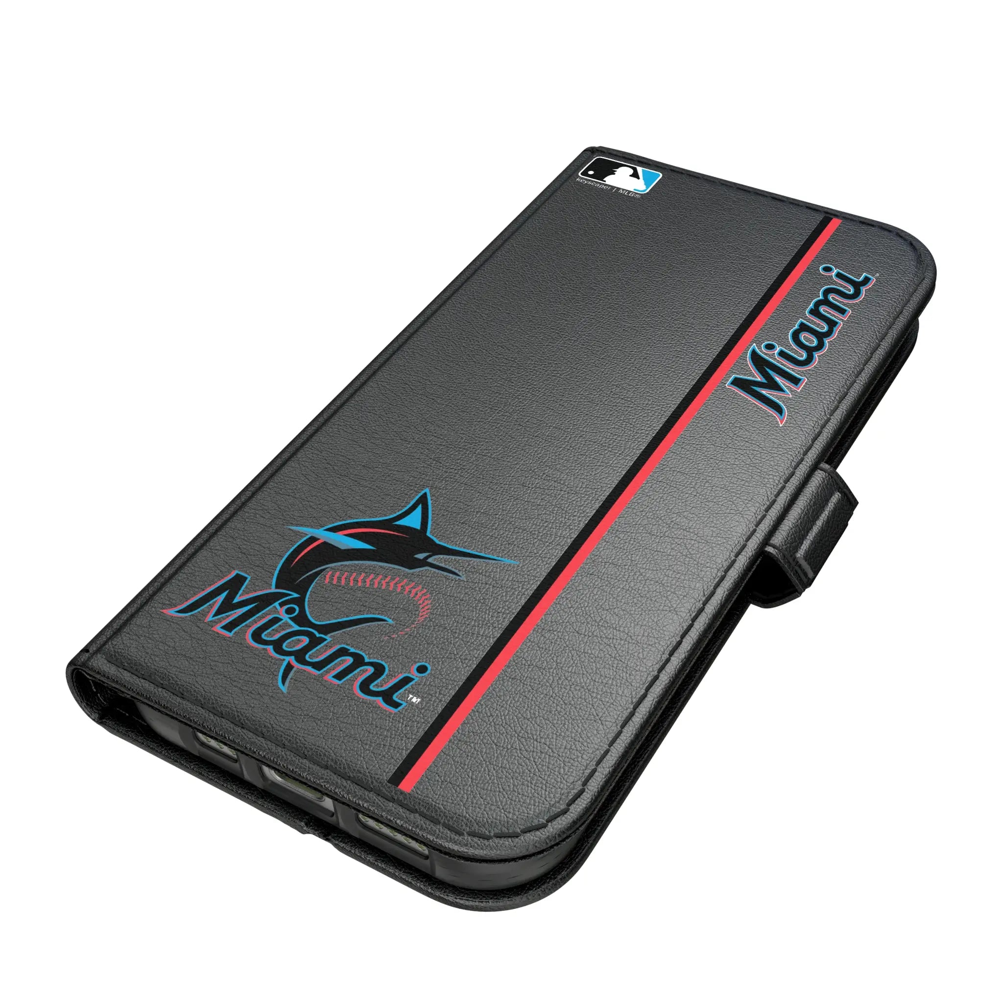 Miami Marlins Sidebar iPhone Folio Phone Case for Apple iPhone#Device_iPhone 17