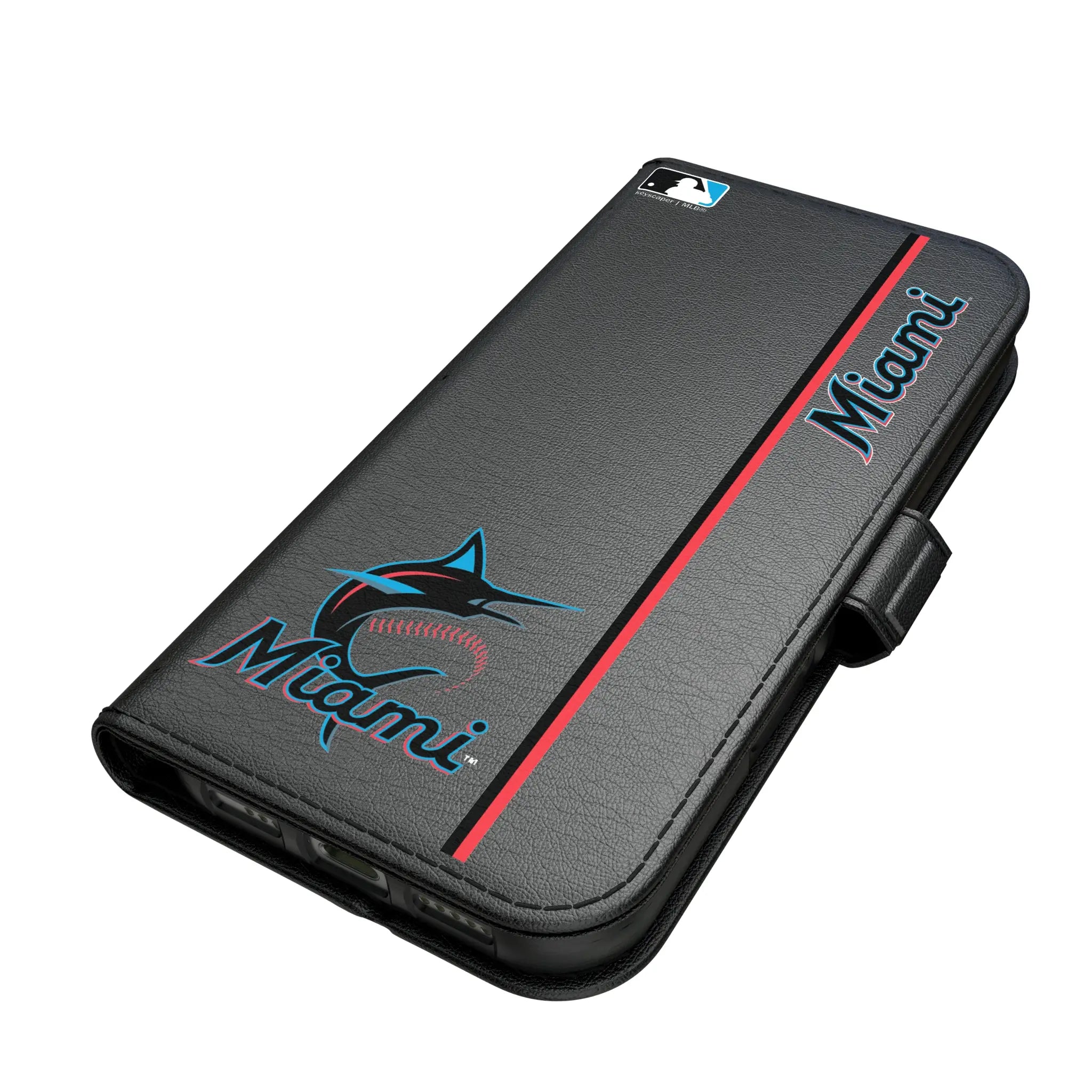 Miami Marlins Sidebar iPhone Folio Phone Case for Apple iPhone#Device_iPhone 17 Pro