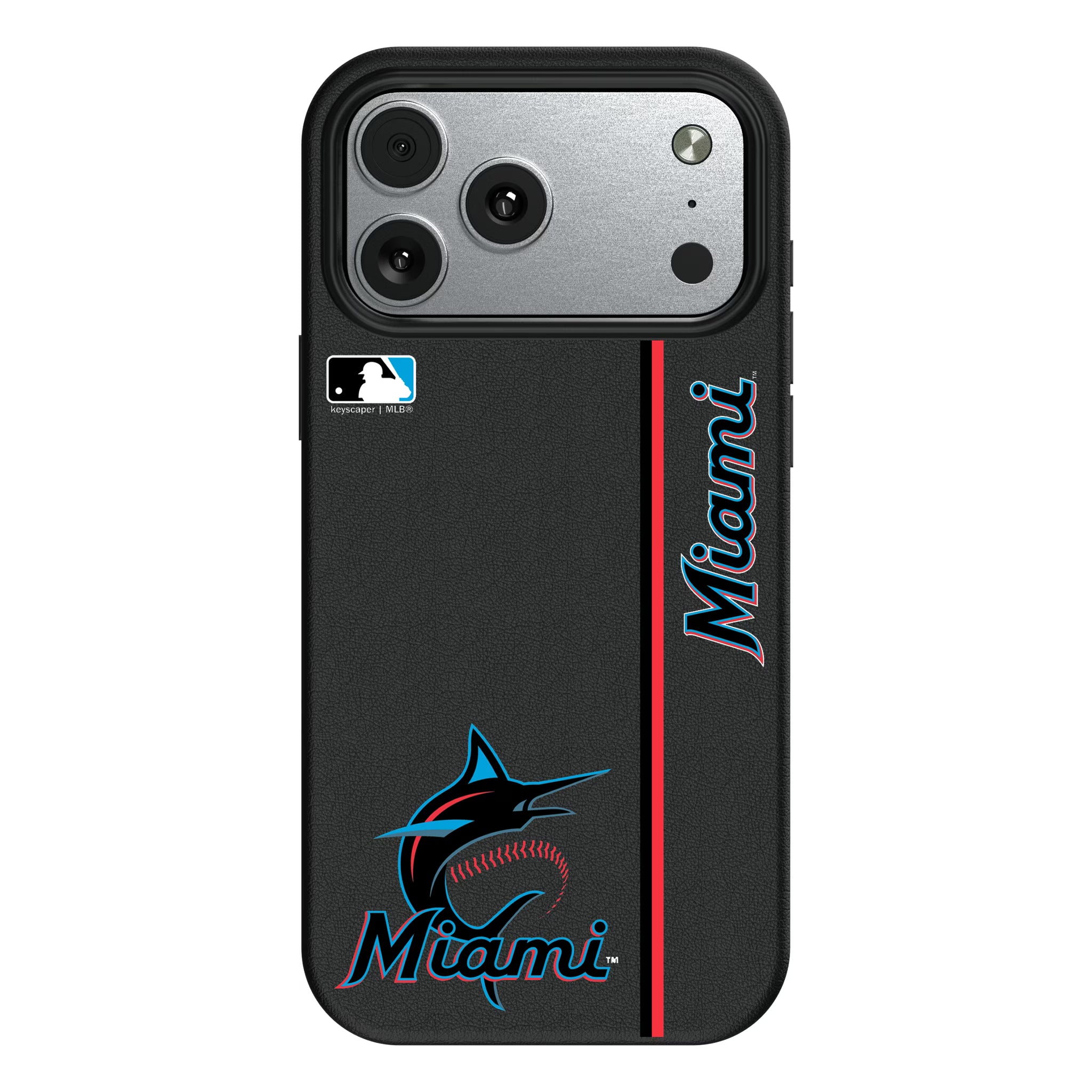 Miami Marlins Sidebar iPhone MagSafe Compatible Phone Case for Apple iPhone#Device_iPhone 17 Pro Max