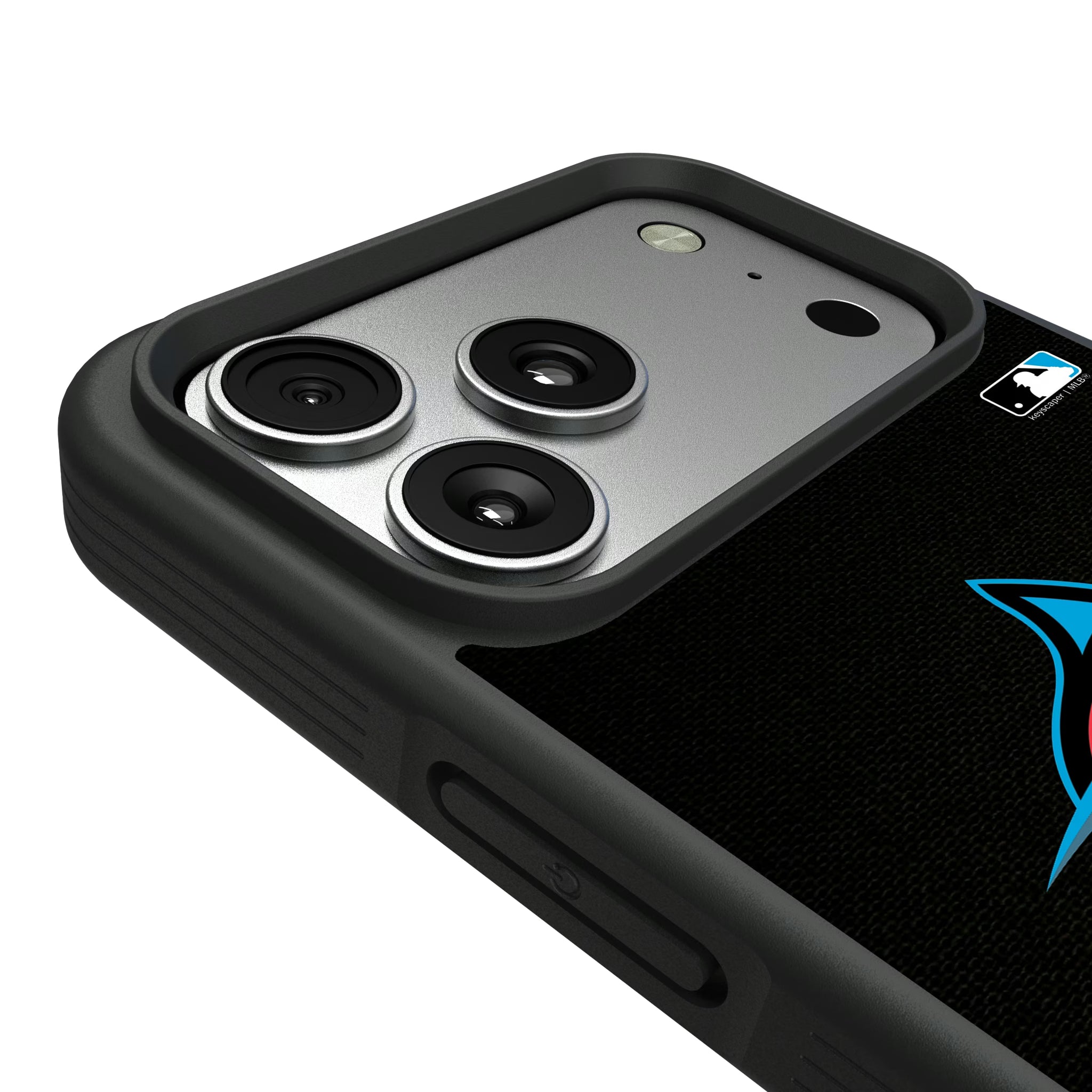 Miami Marlins Solid iPhone Bump Phone Case for Apple iPhone - Detail#Device_iPhone 17 Pro Max