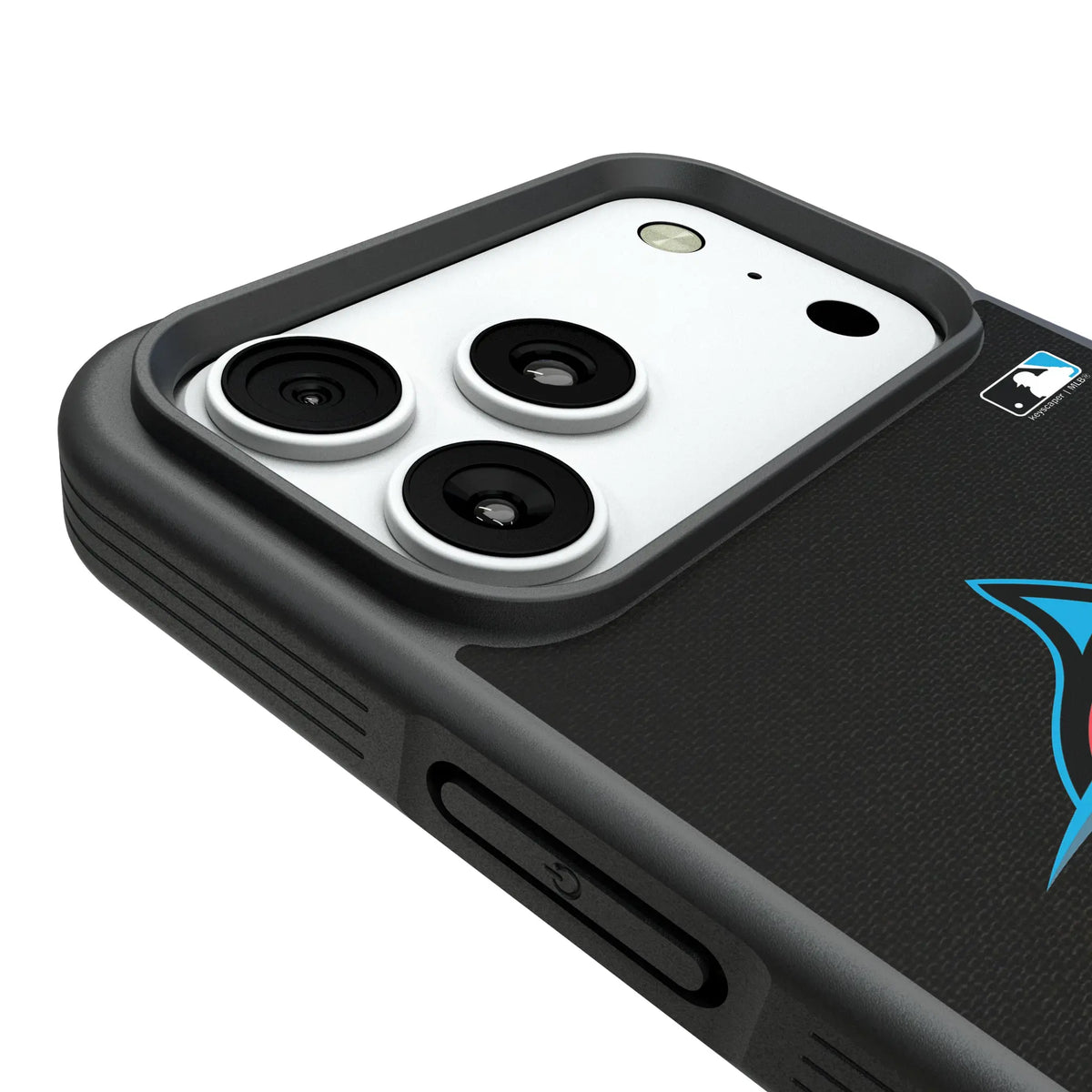 Miami Marlins Solid iPhone Bump Phone Case for Apple iPhone - Detail#Device_iPhone 18 Pro Max