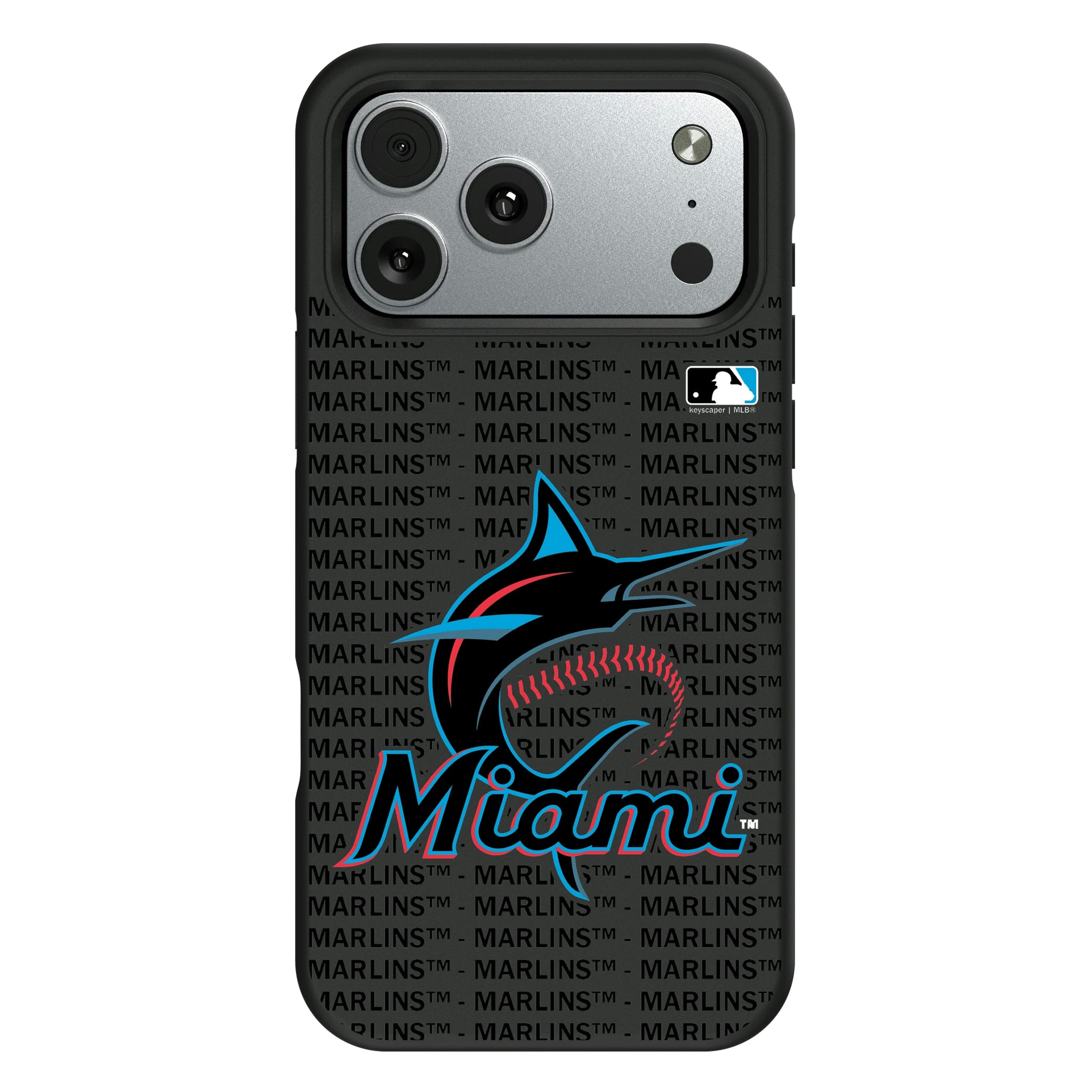 Miami Marlins Text Backdrop iPhone Bump Phone Case for Apple iPhone#Device_iPhone 17 Pro Max