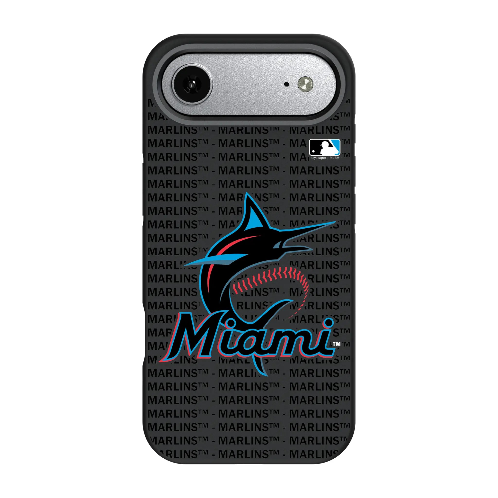 Miami Marlins Text Backdrop iPhone Bump Phone Case for Apple iPhone#Device_iPhone Air