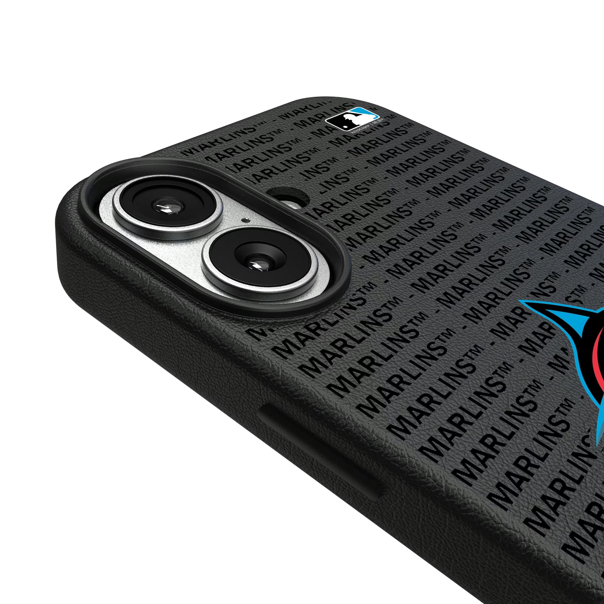 Miami Marlins Text Backdrop iPhone MagSafe Compatible Phone Case for Apple iPhone - Detail#Device_iPhone 17
