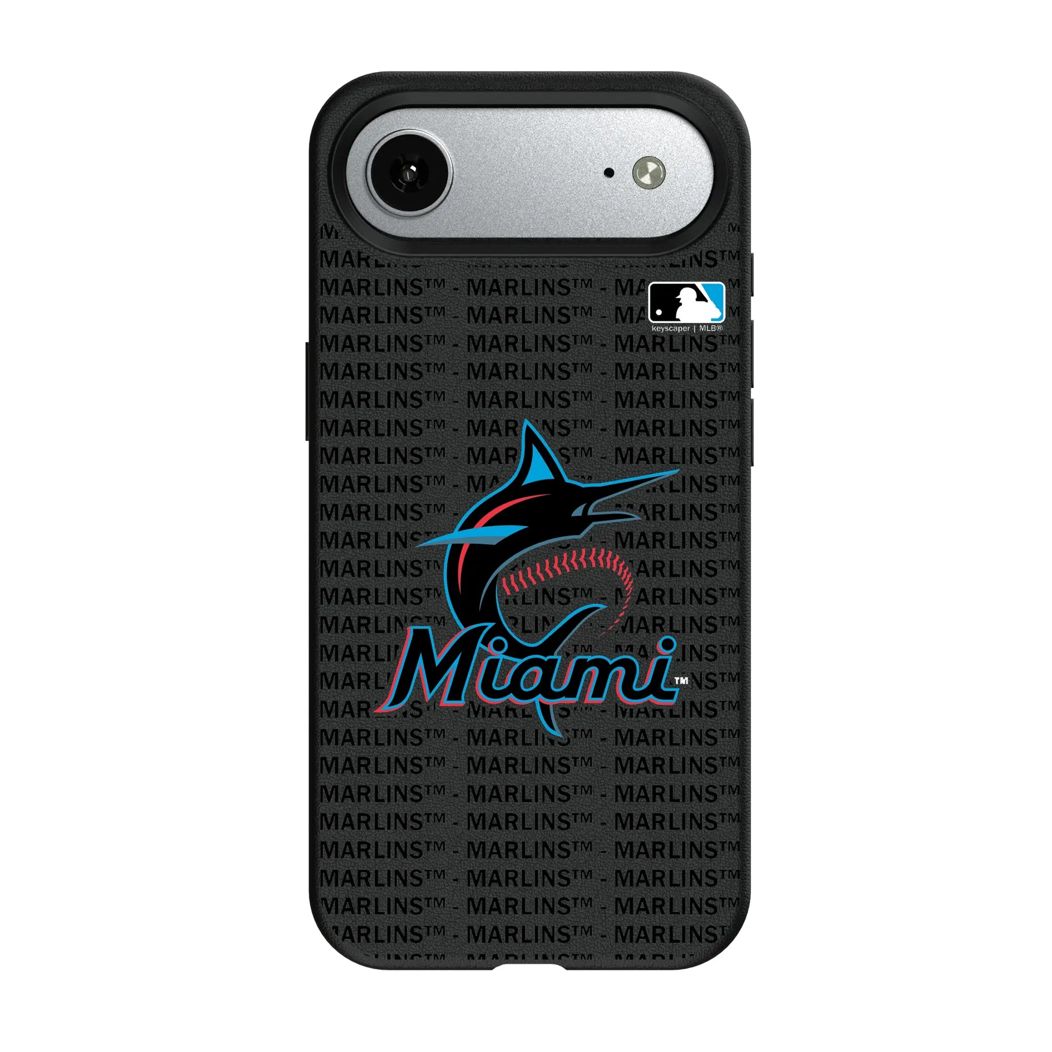 Miami Marlins Text Backdrop iPhone MagSafe Compatible Phone Case for Apple iPhone#Device_iPhone Air