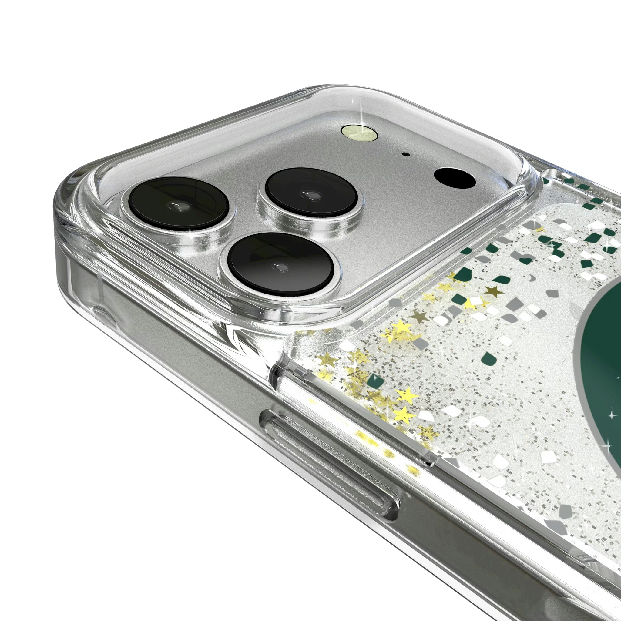 Michigan State University Spartans Confetti iPhone Glitter Phone Case for Apple iPhone - Detail