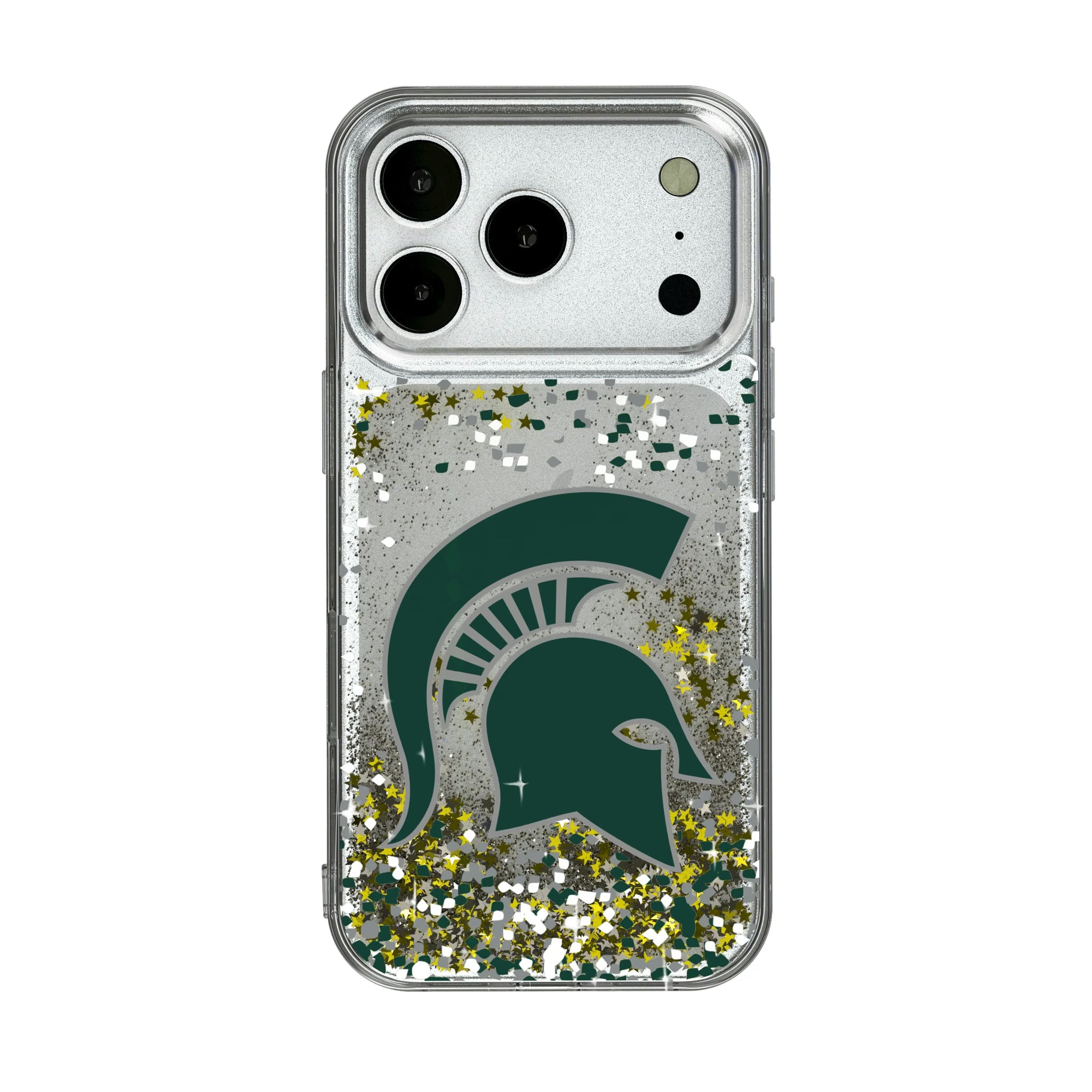 Michigan State University Spartans Confetti iPhone Glitter Phone Case for Apple iPhone