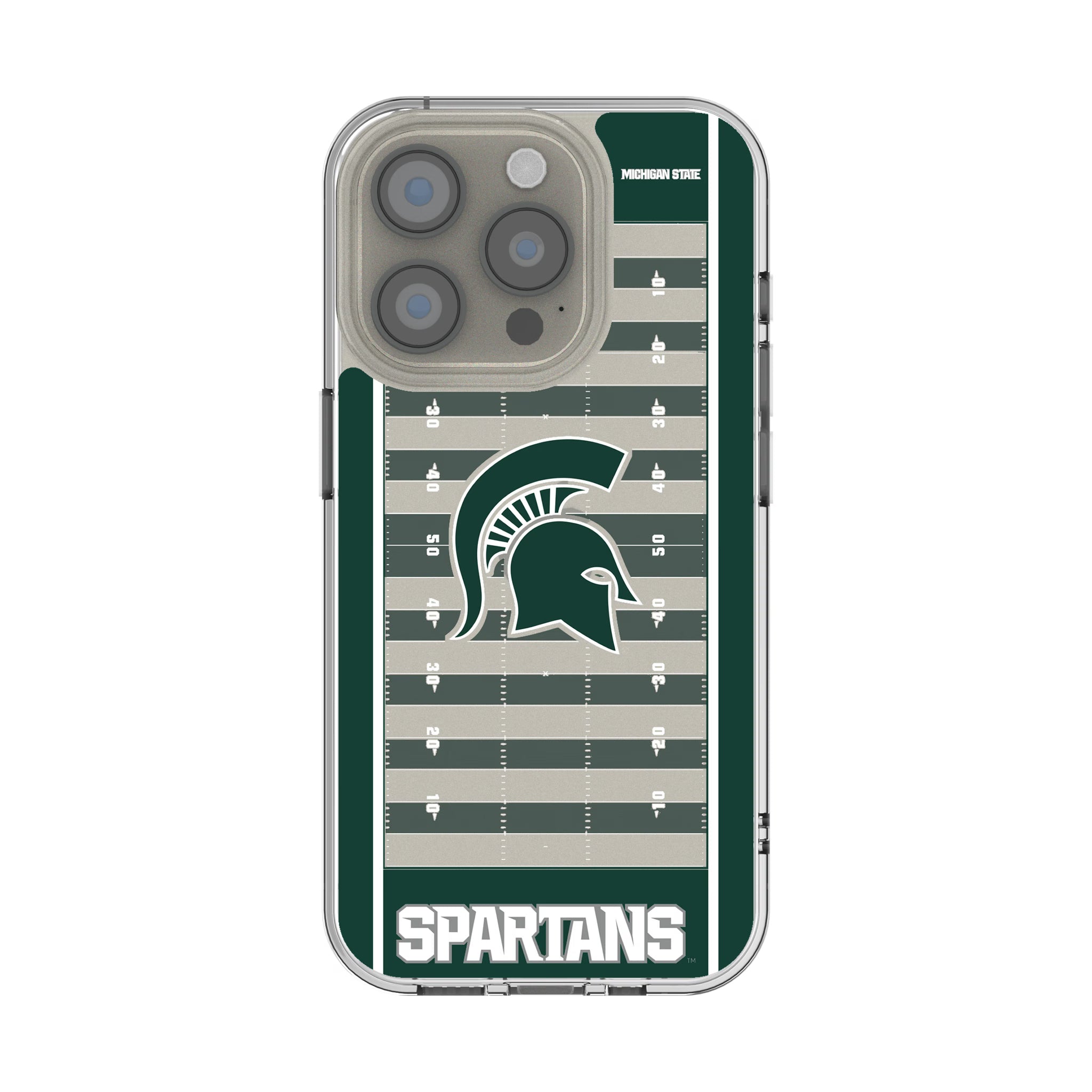 Michigan State University Spartans Field iPhone Clear Phone Case for Apple iPhone