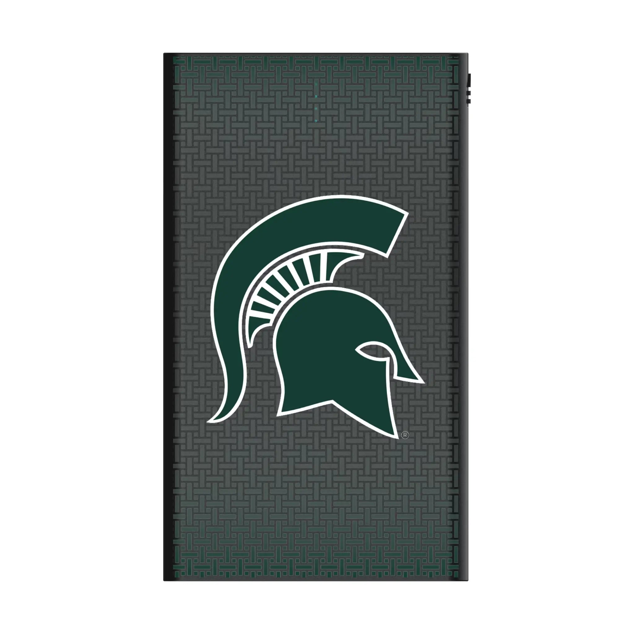 Michigan State University Spartans Linen 5000mAh Flat Power Bank