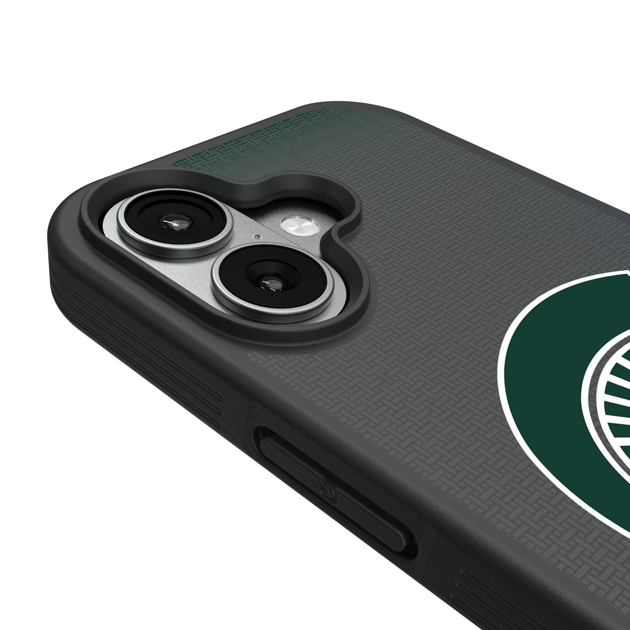 Michigan State University Spartans Linen iPhone Bump Phone Case for Apple iPhone - Detail#Device_iPhone 17