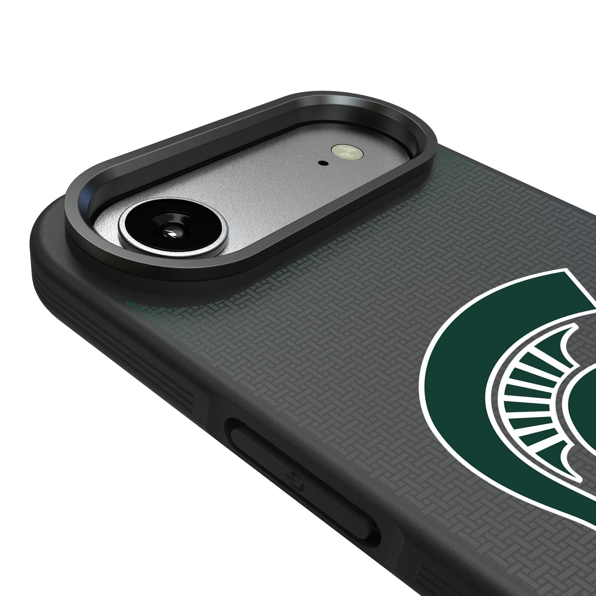 Michigan State University Spartans Linen iPhone Bump Phone Case for Apple iPhone - Detail#Device_iPhone Air