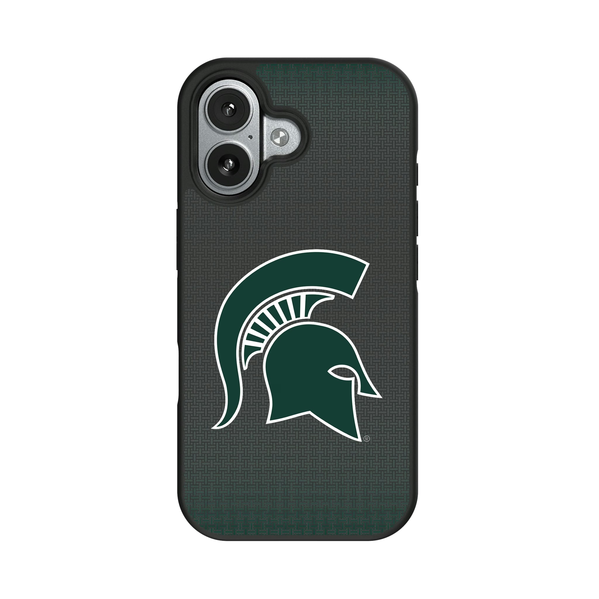 Michigan State University Spartans Linen iPhone Bump Phone Case for Apple iPhone#Device_iPhone 17