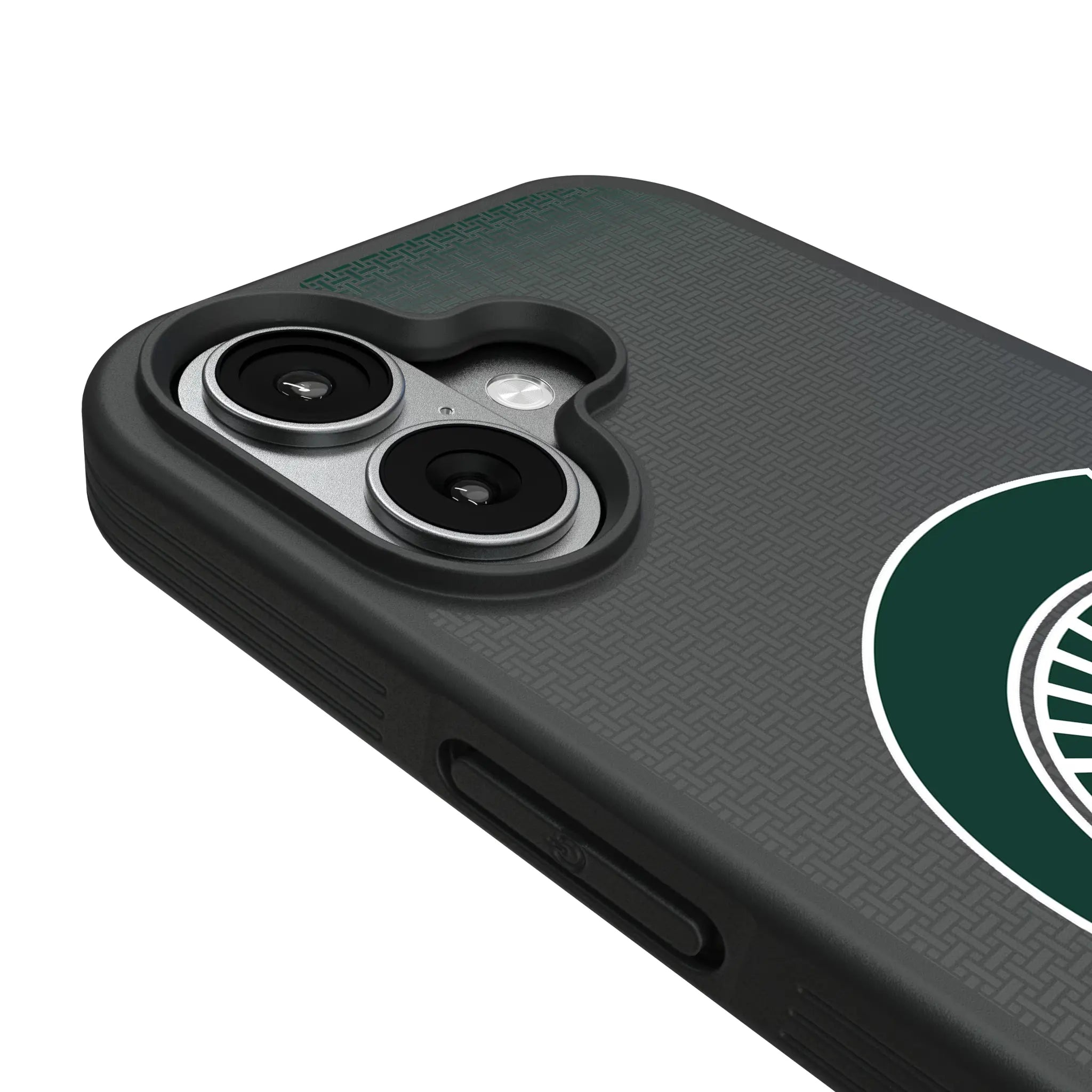 Michigan State University Spartans Linen iPhone Bump Phone Case for Apple iPhone - Detail#Device_iPhone 17