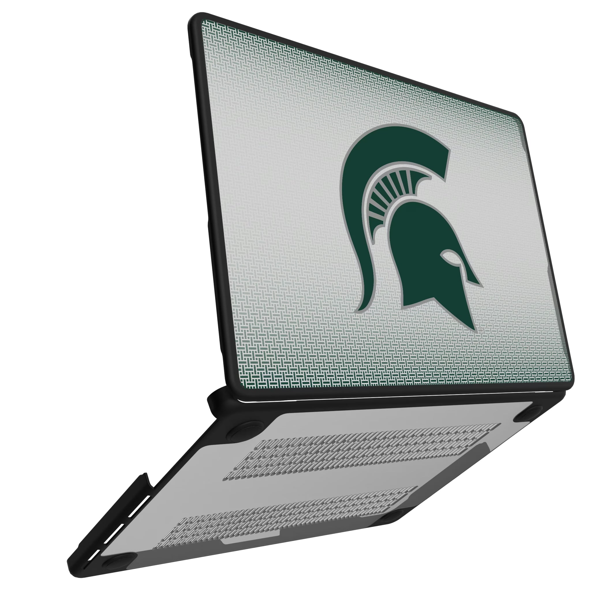 Michigan State University Spartans Linen MacBook Laptop Case for Apple MacBook#Device_MacBook Pro (14-inch, 2021) / MacBook Pro (14-inch, 2023) / MacBook Pro (14-inch, 2024)