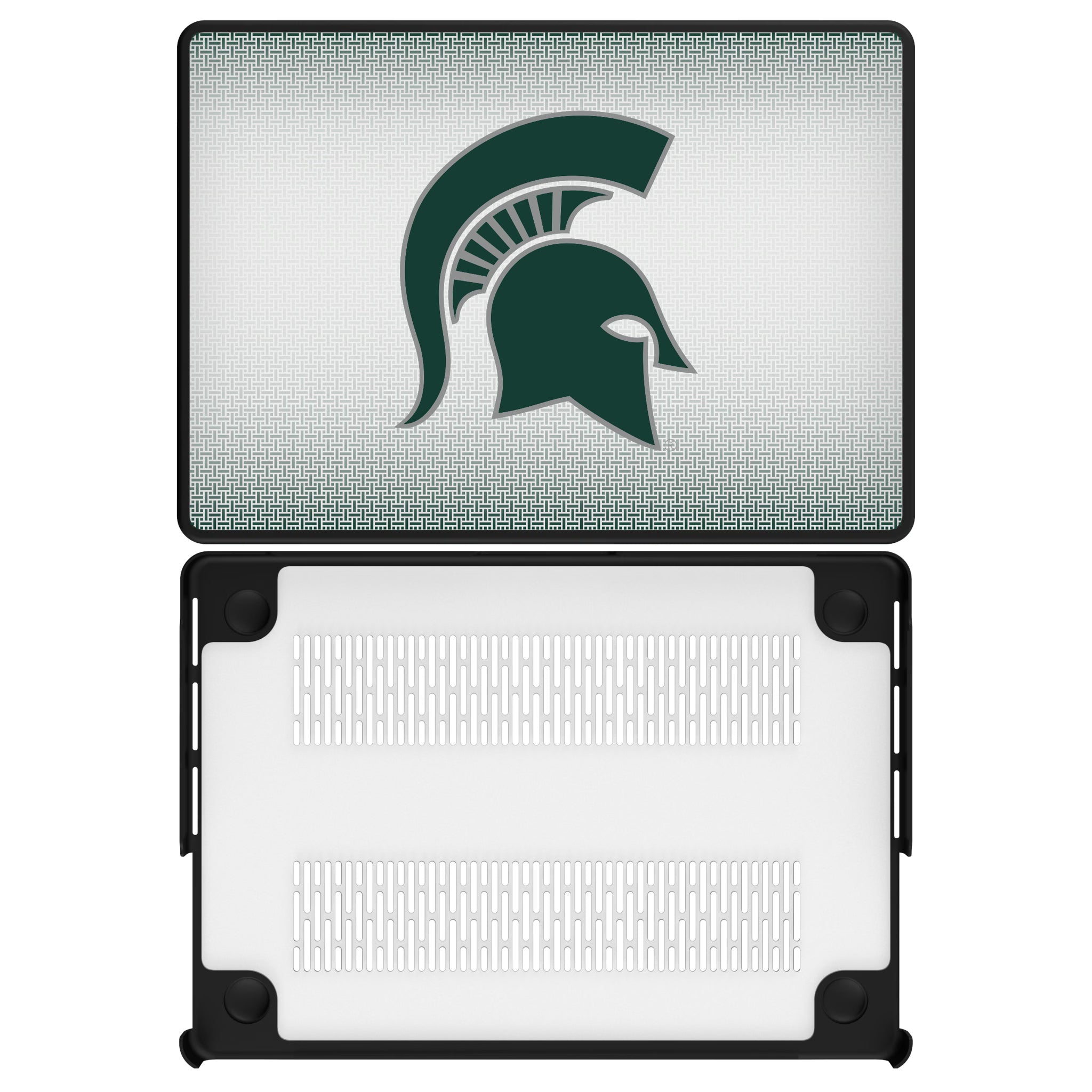 Michigan State University Spartans Linen MacBook Laptop Case for Apple MacBook#Device_MacBook Pro (14-inch, 2021) / MacBook Pro (14-inch, 2023) / MacBook Pro (14-inch, 2024)