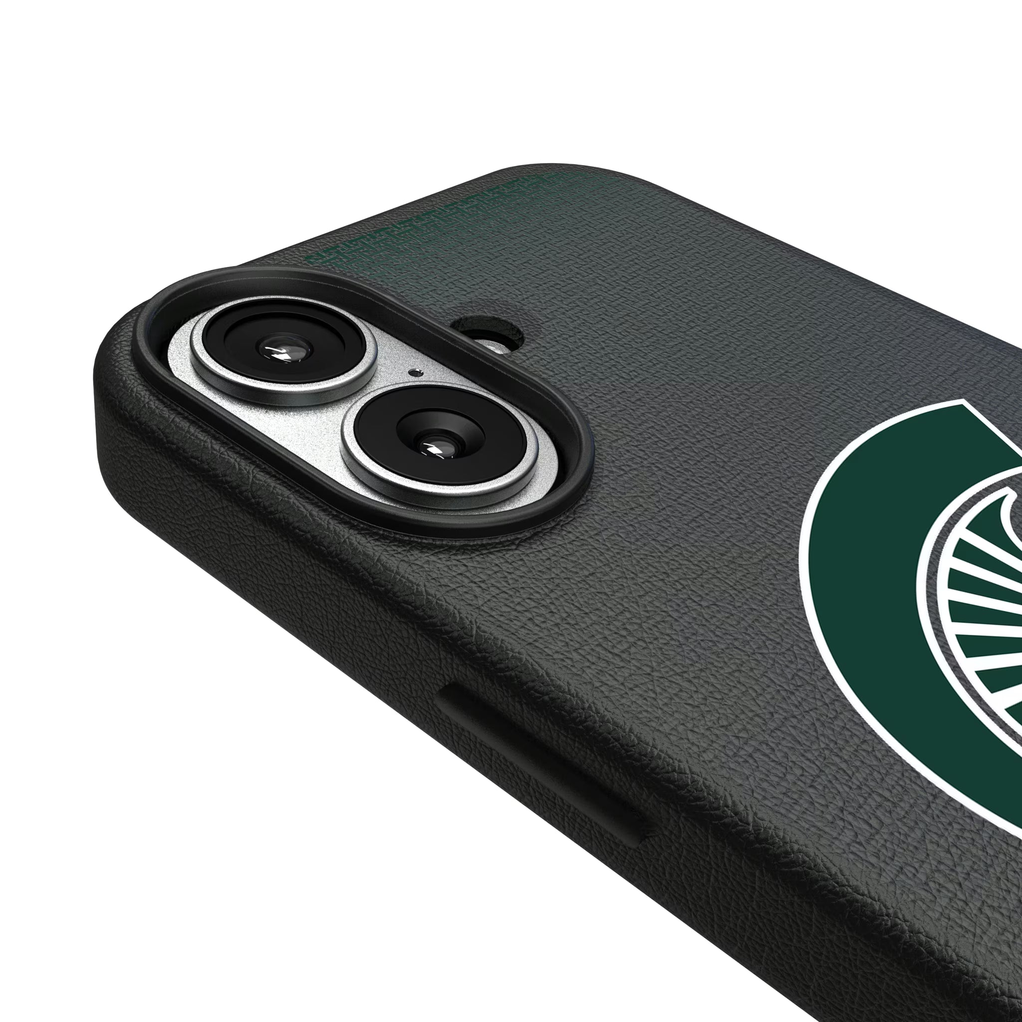 Michigan State University Spartans Linen iPhone MagSafe Compatible Phone Case for Apple iPhone - Detail#Device_iPhone 17
