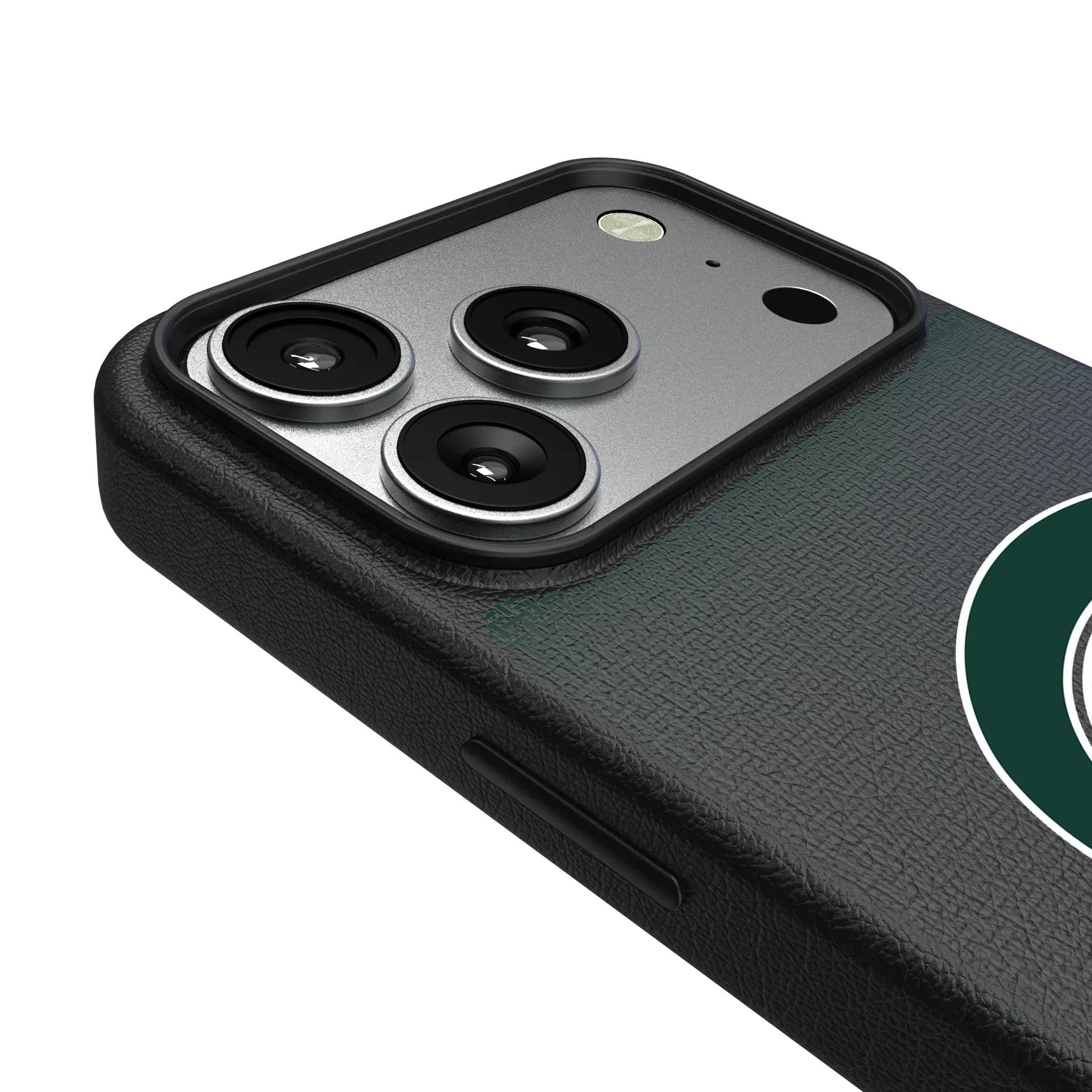Michigan State University Spartans Linen iPhone MagSafe Compatible Phone Case for Apple iPhone - Detail#Device_iPhone 17 Pro