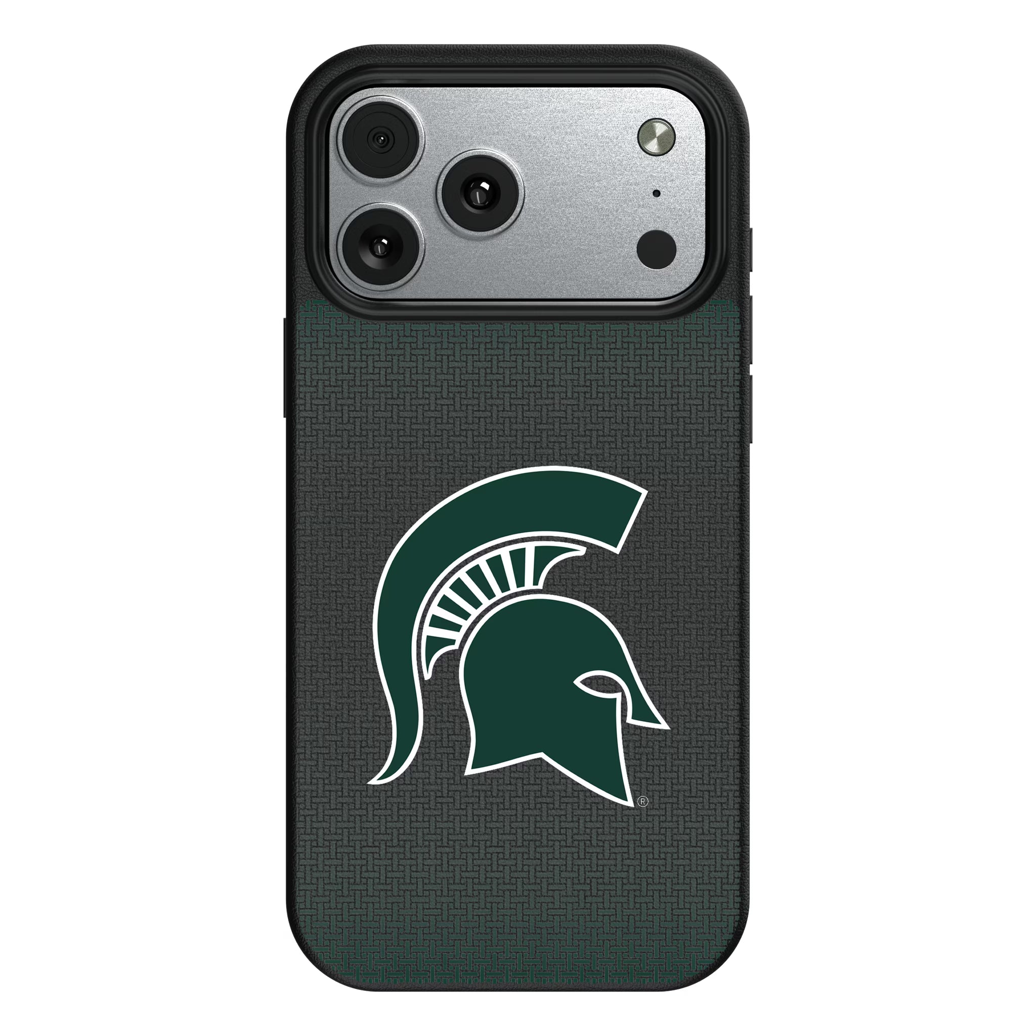 Michigan State University Spartans Linen iPhone MagSafe Compatible Phone Case for Apple iPhone#Device_iPhone 17 Pro Max