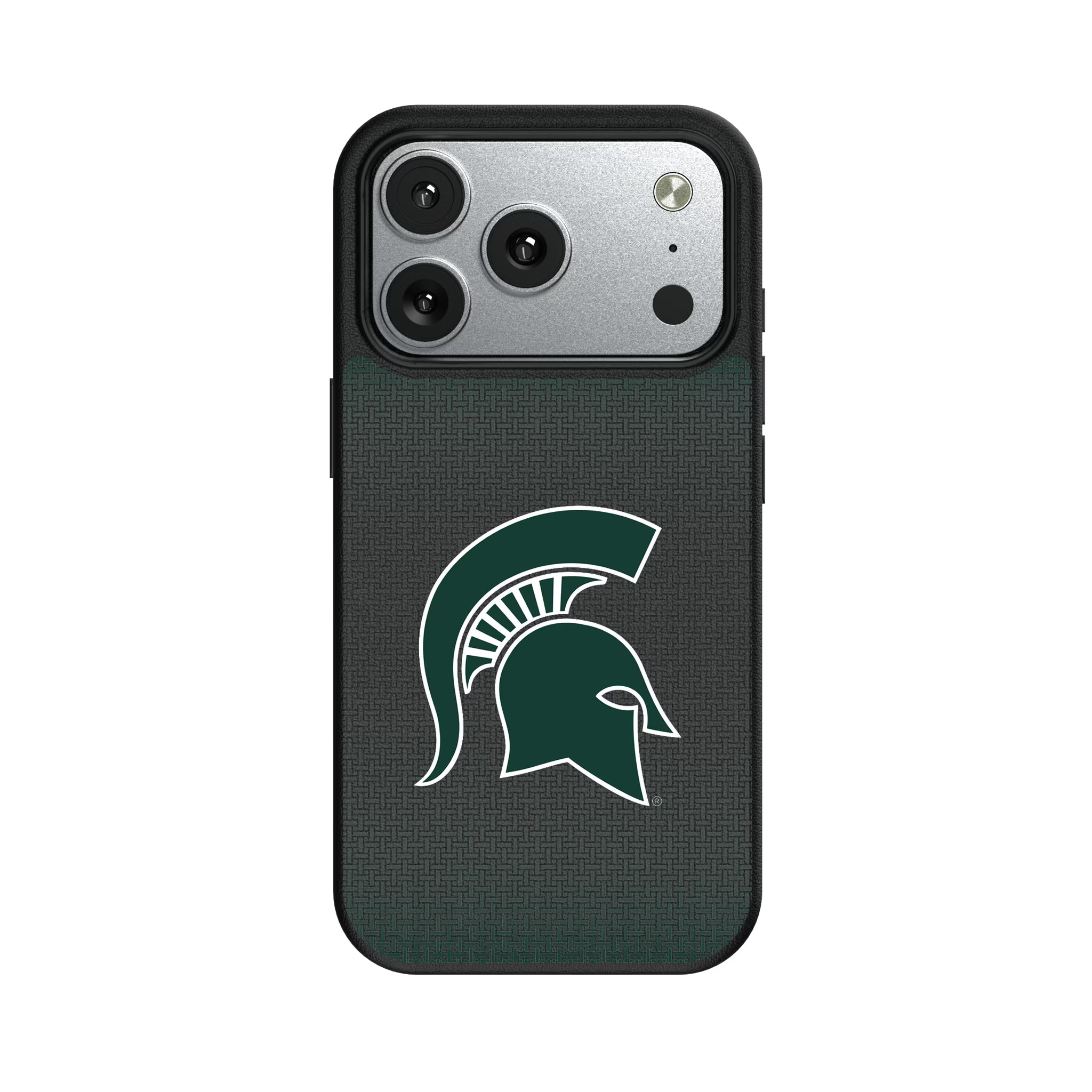 Michigan State University Spartans Linen iPhone MagSafe Compatible Phone Case for Apple iPhone#Device_iPhone 17 Pro