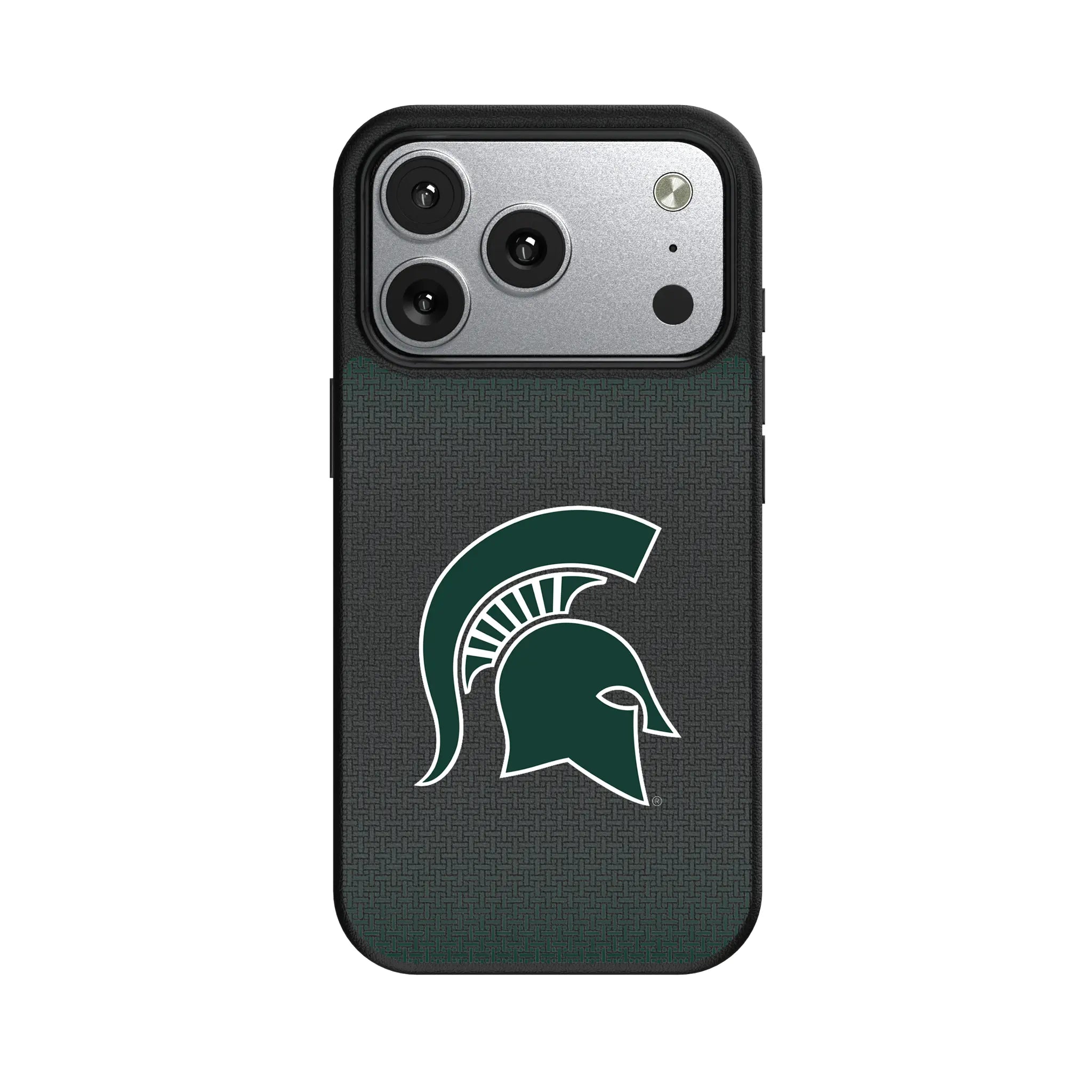 Michigan State University Spartans Linen iPhone MagSafe Compatible Phone Case for Apple iPhone#Device_iPhone 17 Pro