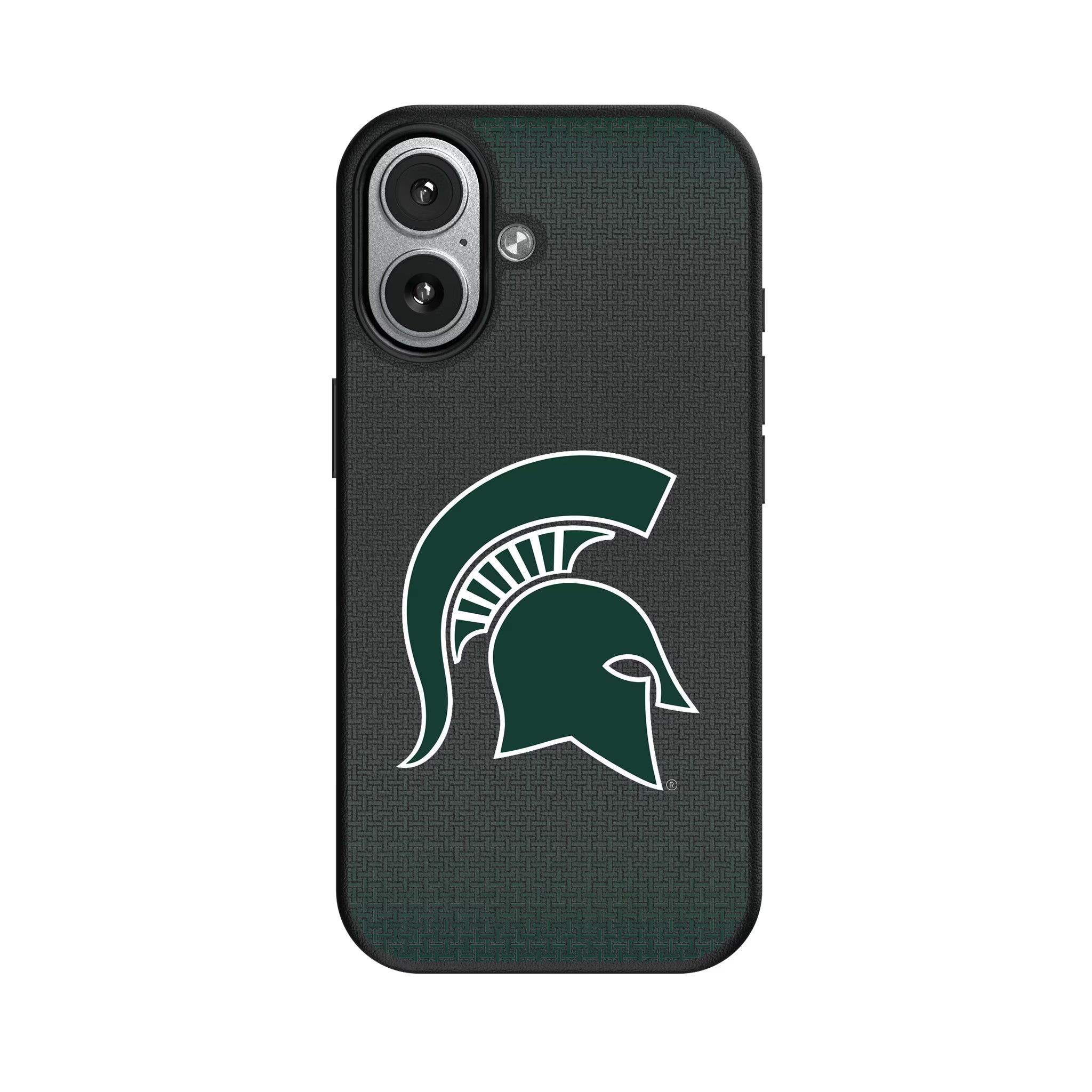 Michigan State University Spartans Linen iPhone MagSafe Compatible Phone Case for Apple iPhone#Device_iPhone 17