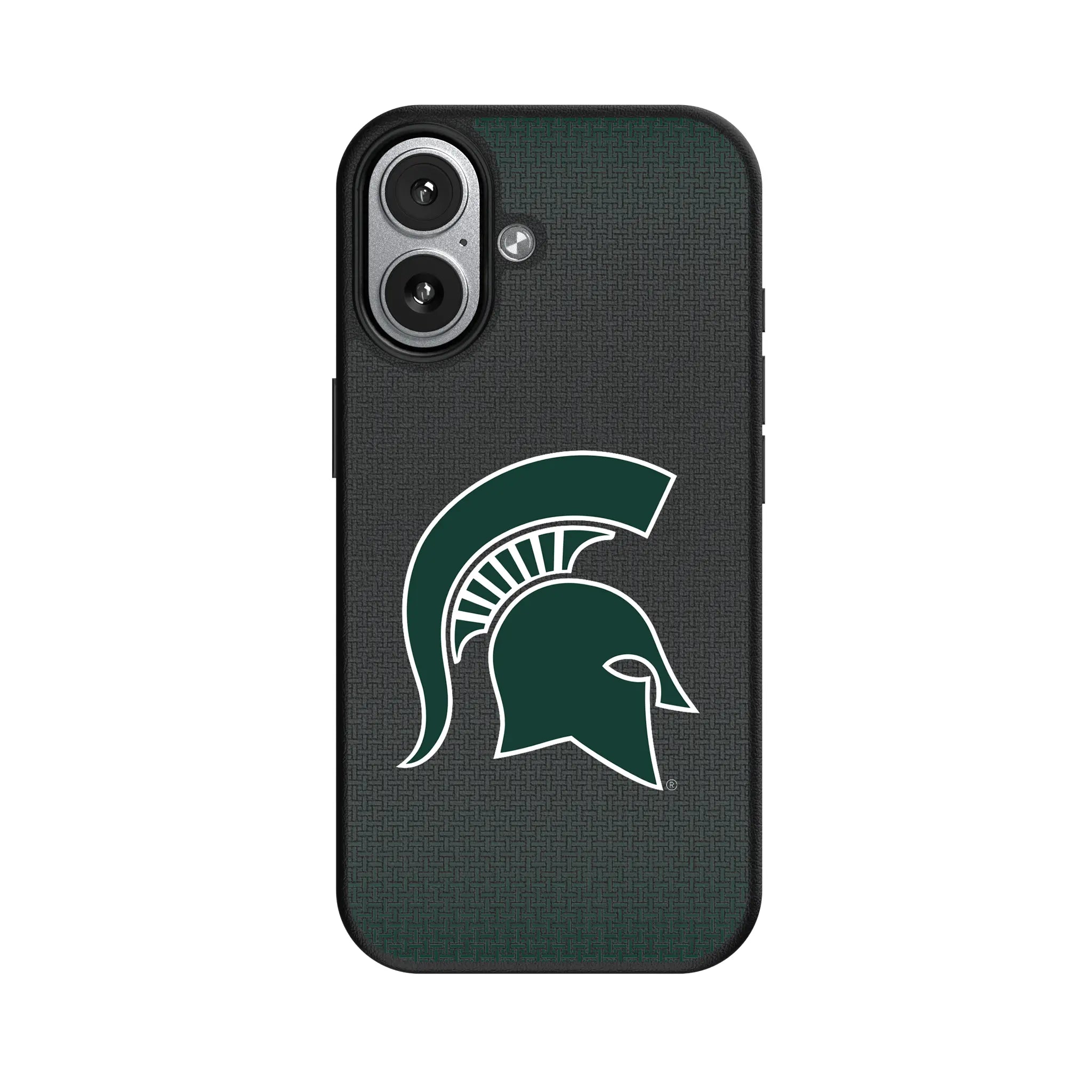Michigan State University Spartans Linen iPhone MagSafe Compatible Phone Case for Apple iPhone#Device_iPhone 17
