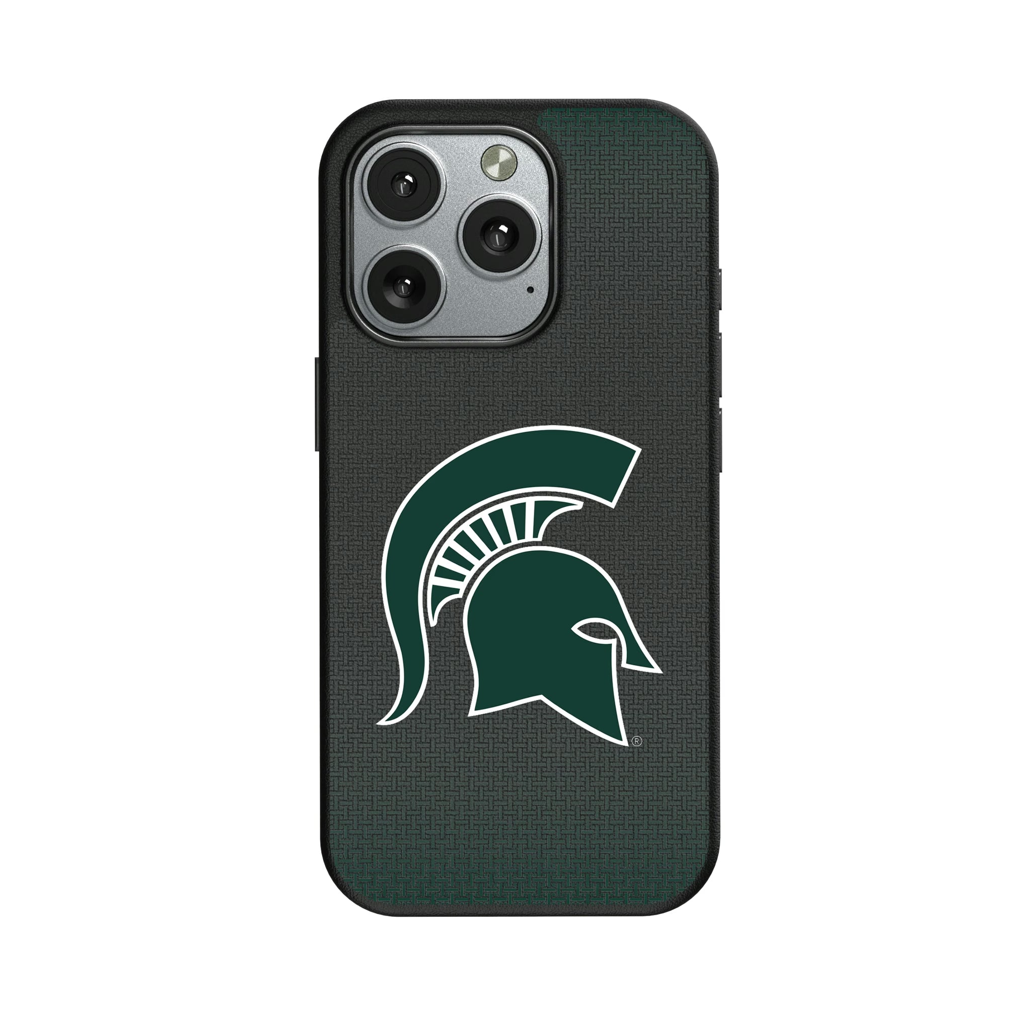 Michigan State University Spartans Linen iPhone MagSafe Compatible Phone Case for Apple iPhone