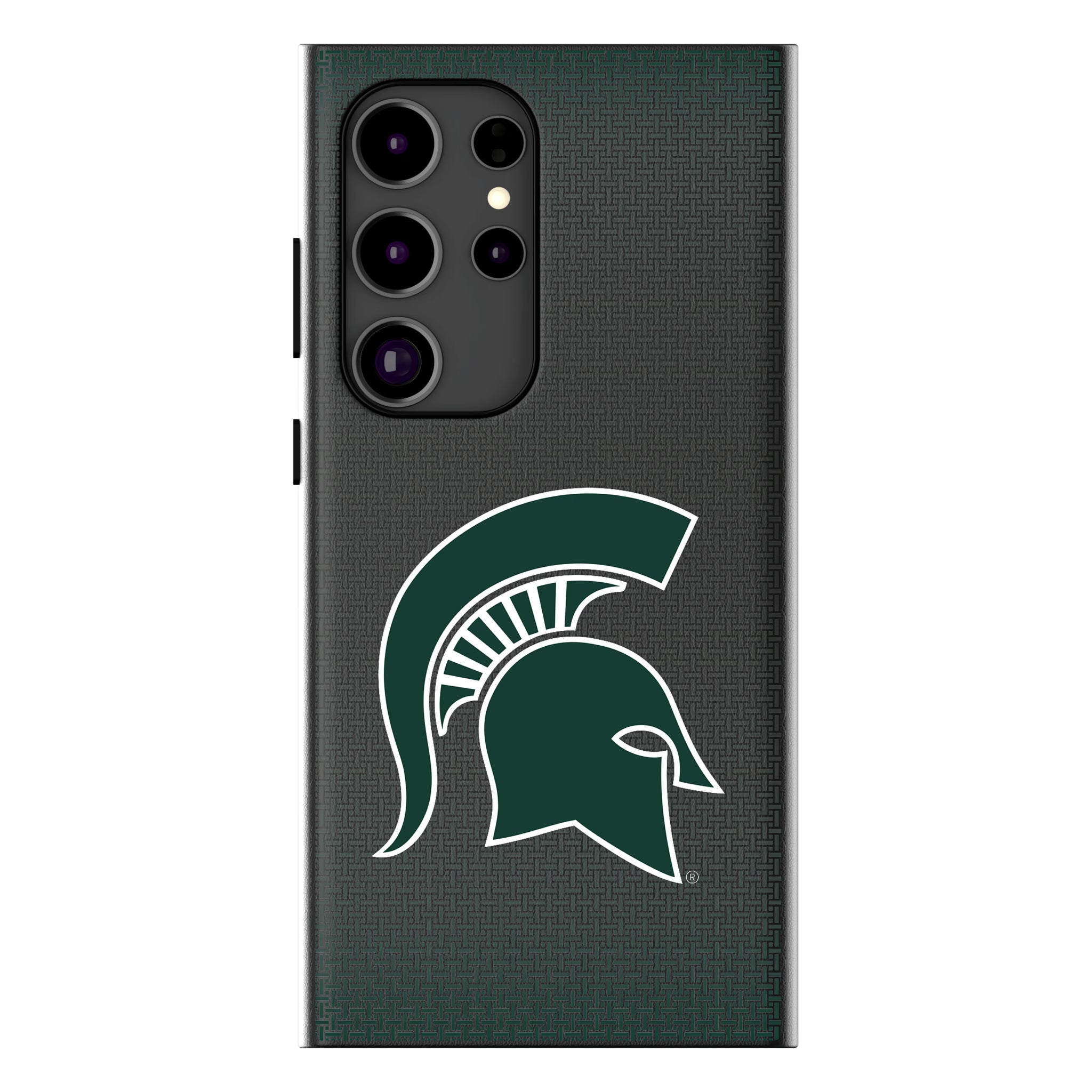 Michigan State University Spartans Linen Galaxy MagSafe Compatible Phone Case for Samsung Galaxy