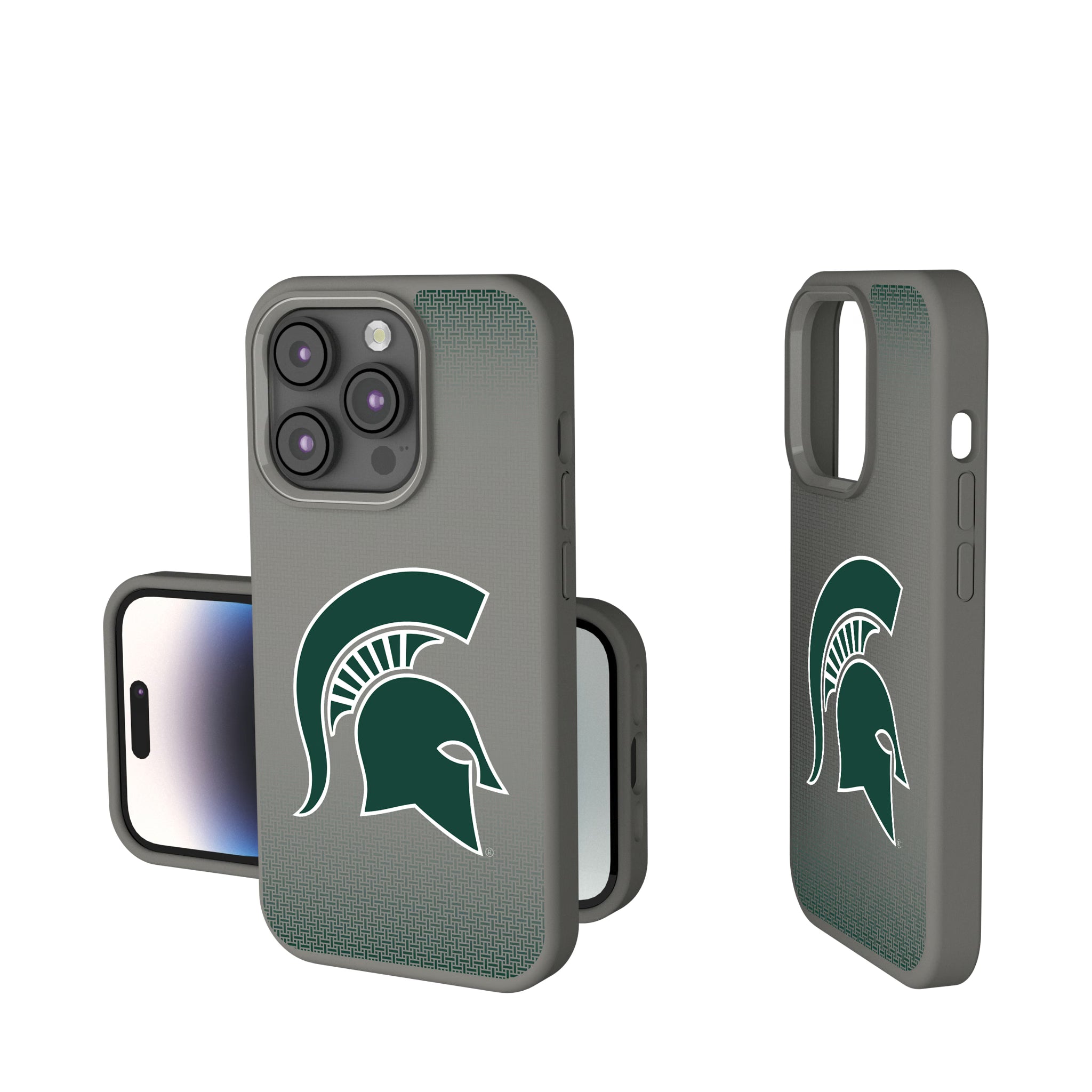 Michigan State University Spartans Linen iPhone Soft Touch Phone Case for Apple iPhone