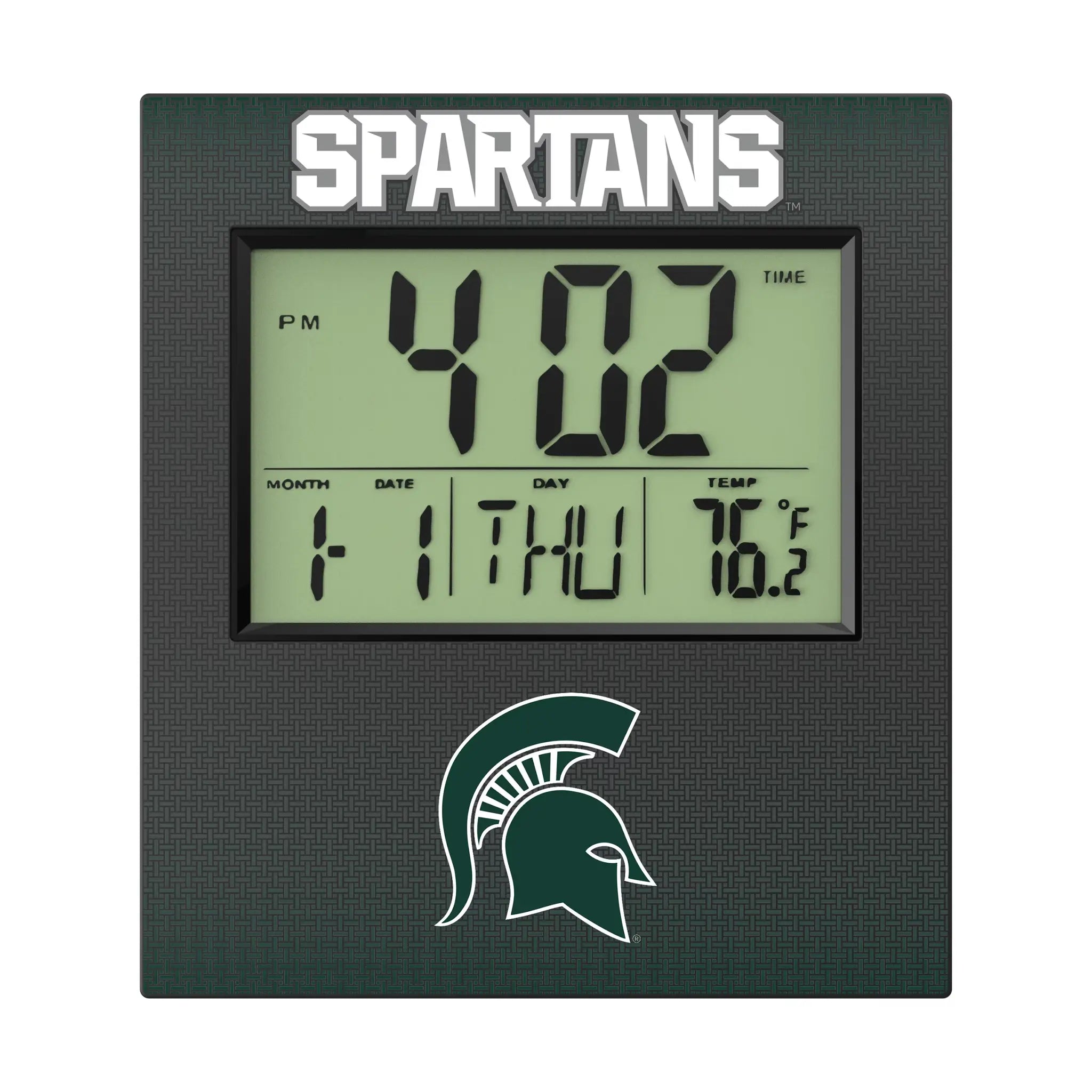 Michigan State University Spartans Linen Wall Clock