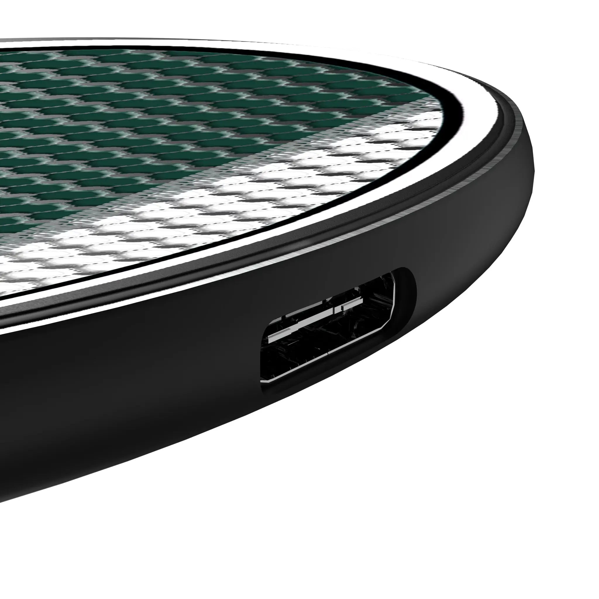 Michigan State University Spartans Mesh 15-Watt Wireless Charger - Detail