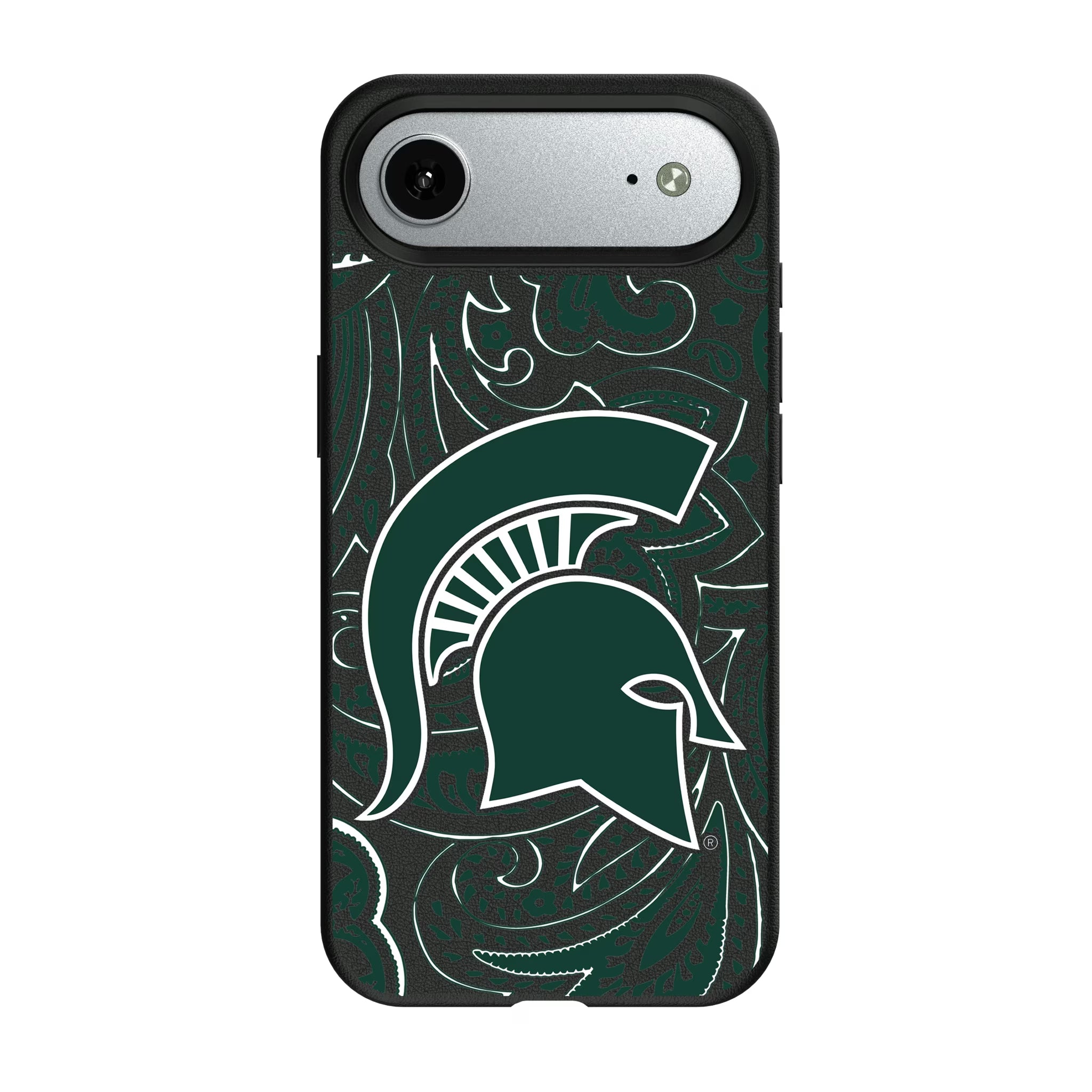 Michigan State University Spartans Paisley iPhone MagSafe Compatible Phone Case for Apple iPhone#Device_iPhone Air