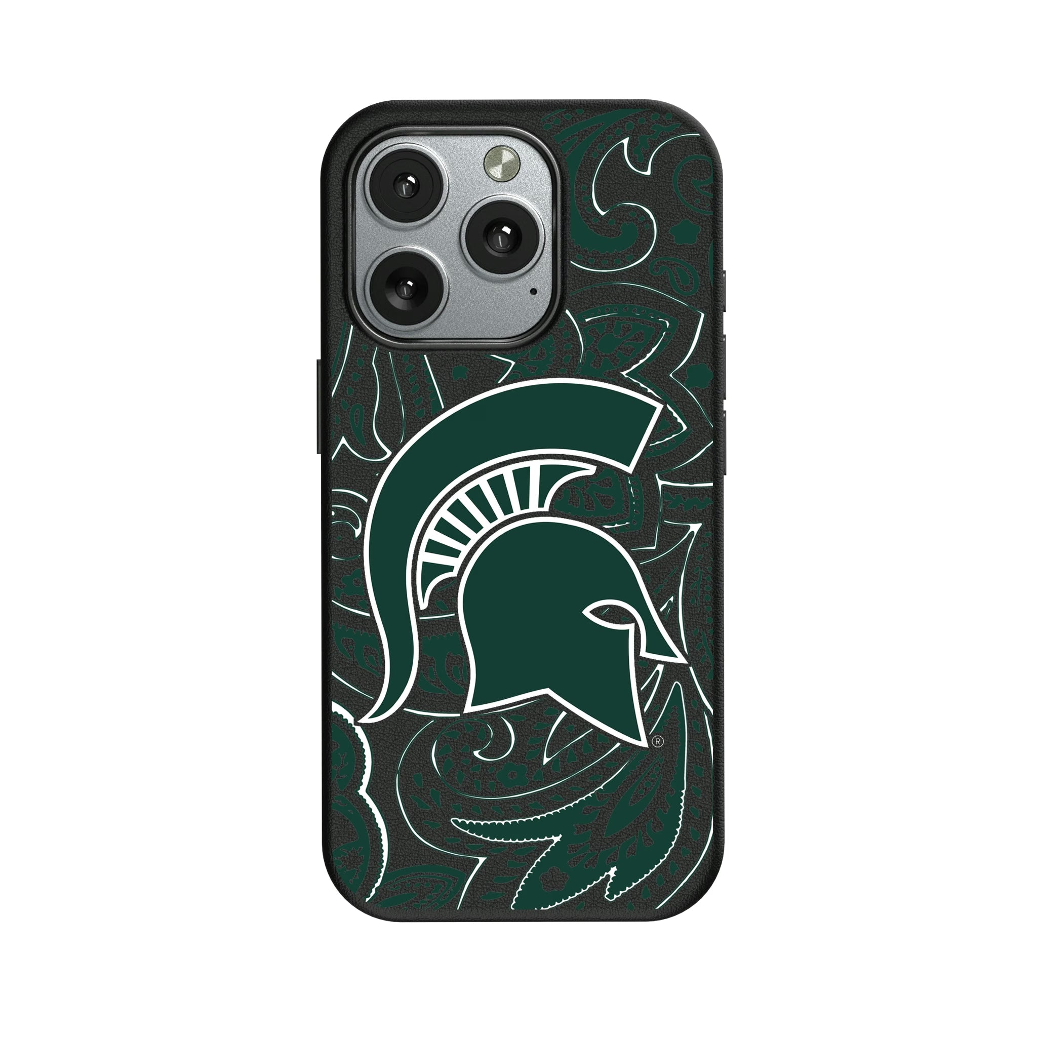 Michigan State University Spartans Paisley iPhone MagSafe Compatible Phone Case for Apple iPhone