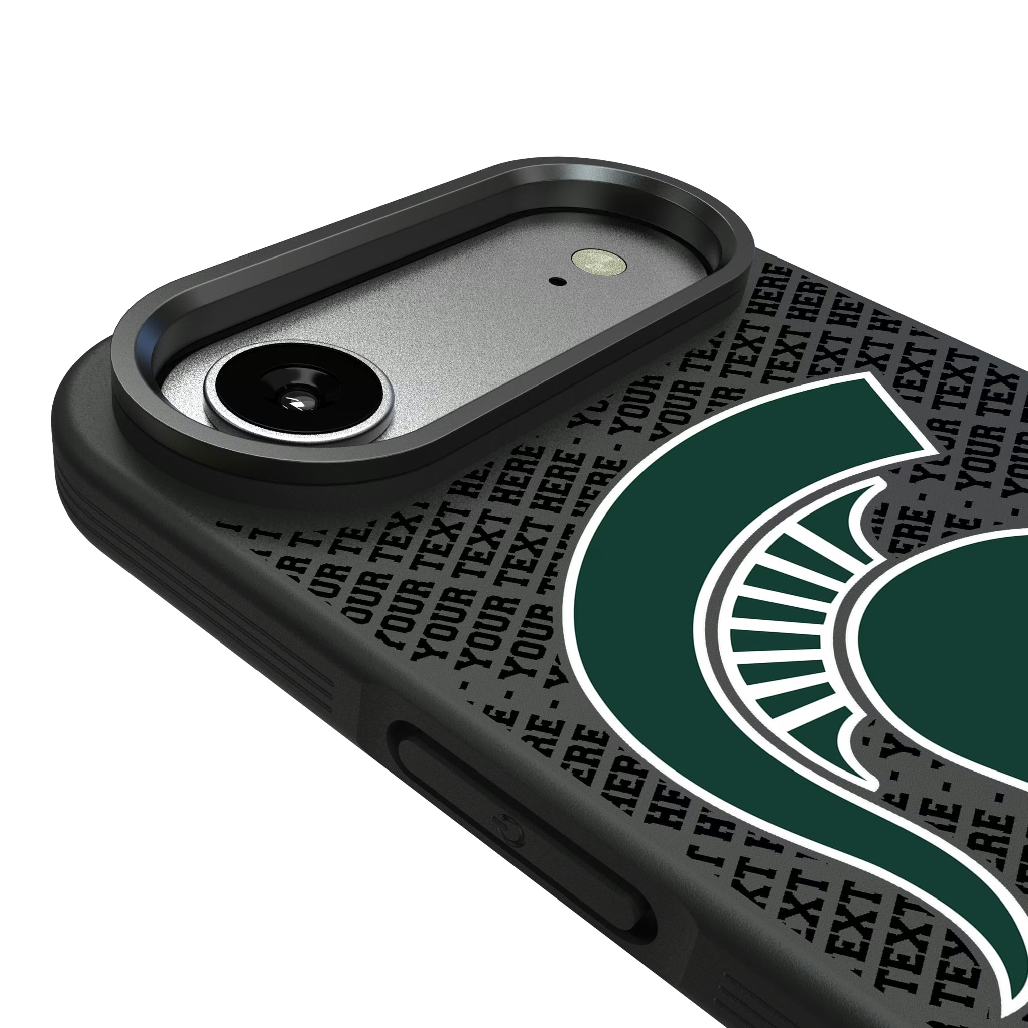 Michigan State University Spartans Personalized EndZone Plus iPhone Bump Phone Case for Apple iPhone - Detail#Device_iPhone Air