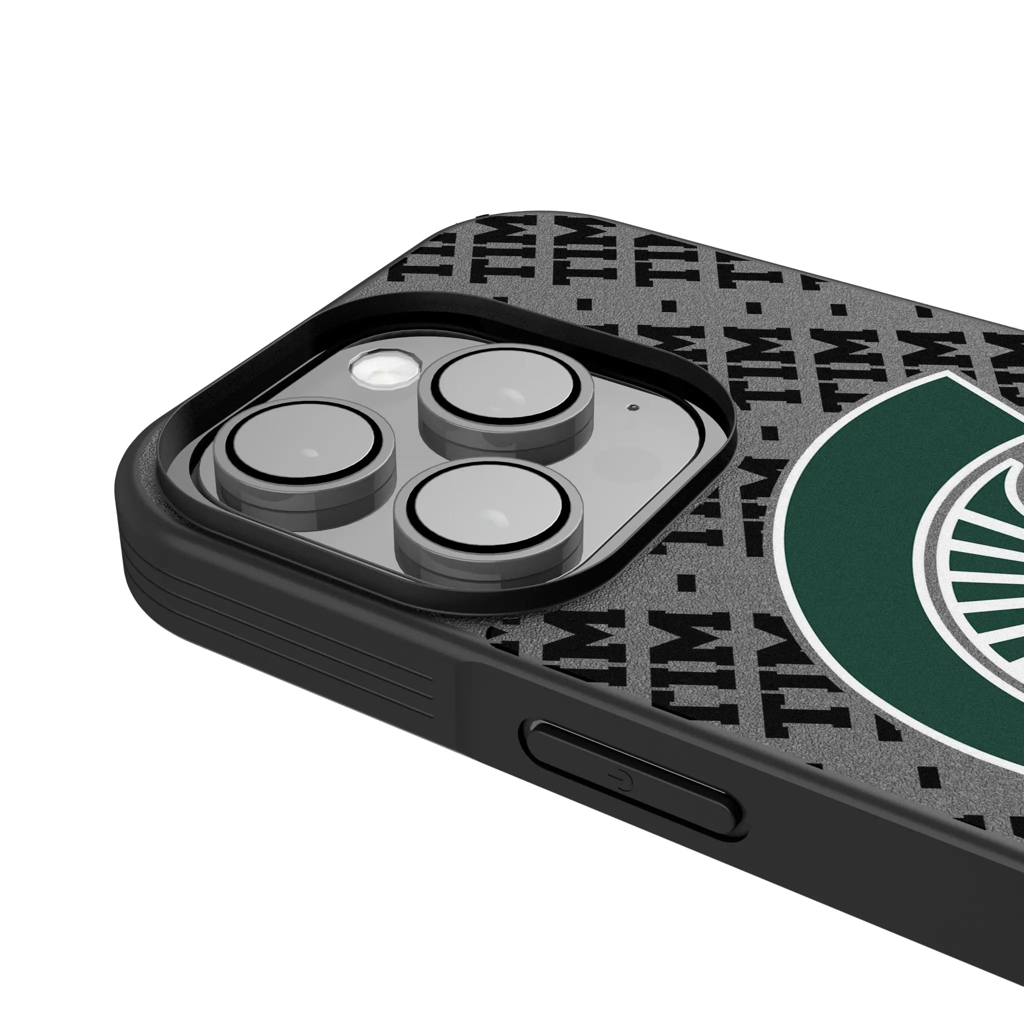 Michigan State University Spartans Personalized EndZone Plus iPhone Bump Phone Case for Apple iPhone - Detail