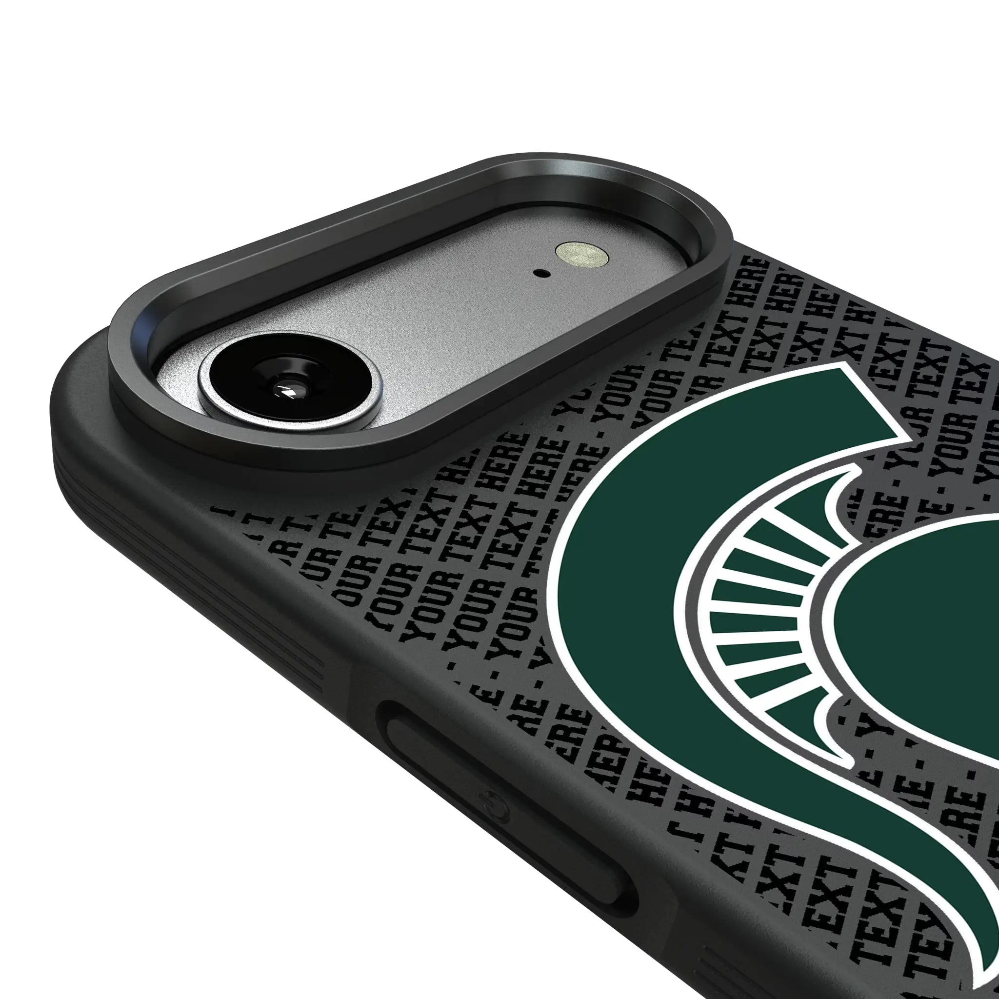 Michigan State University Spartans Personalized EndZone Plus iPhone Bump Phone Case for Apple iPhone - Detail#Device_iPhone Air