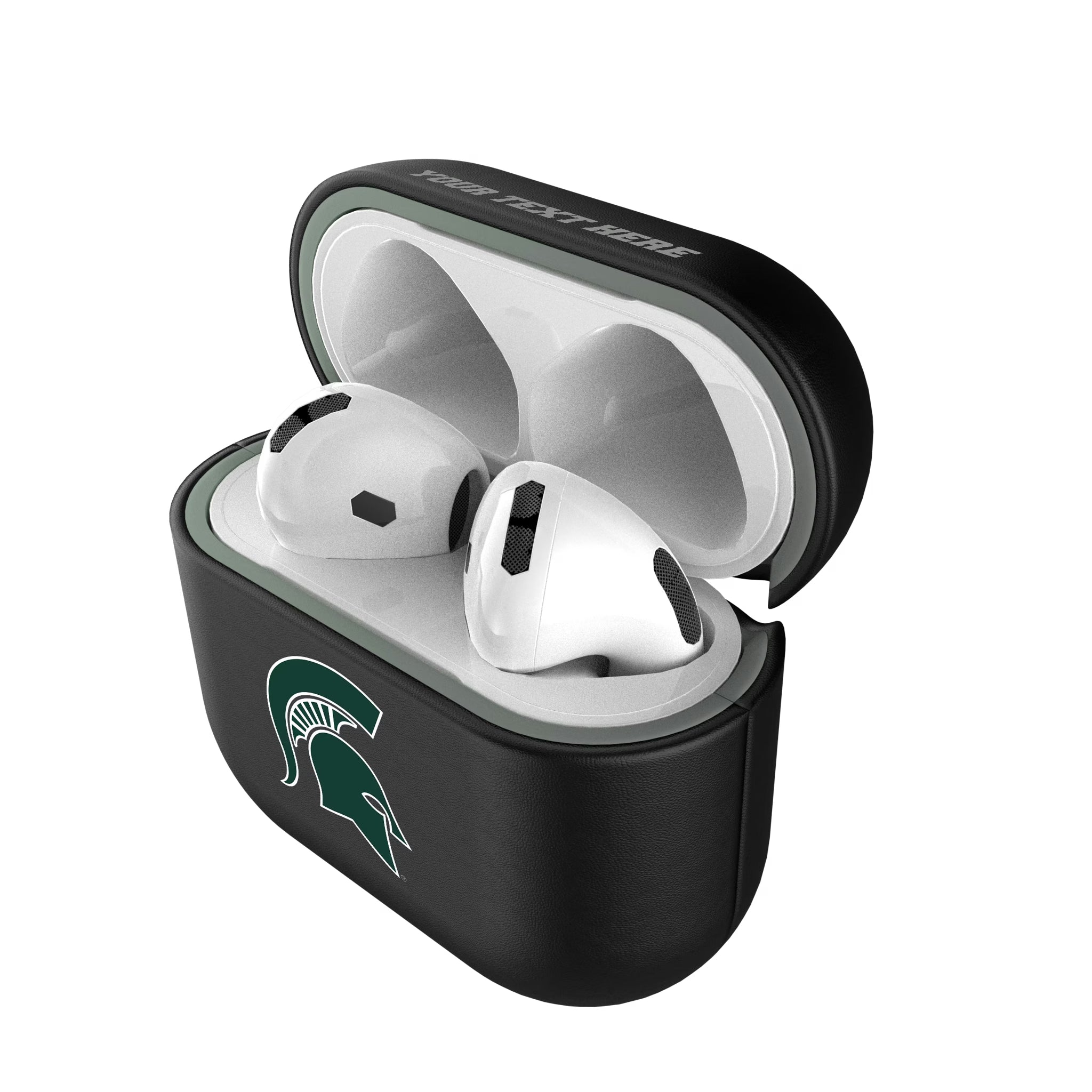 Michigan State University Spartans Personalized Insignia AirPods AirPod Case Cover#Device_AirPods 4