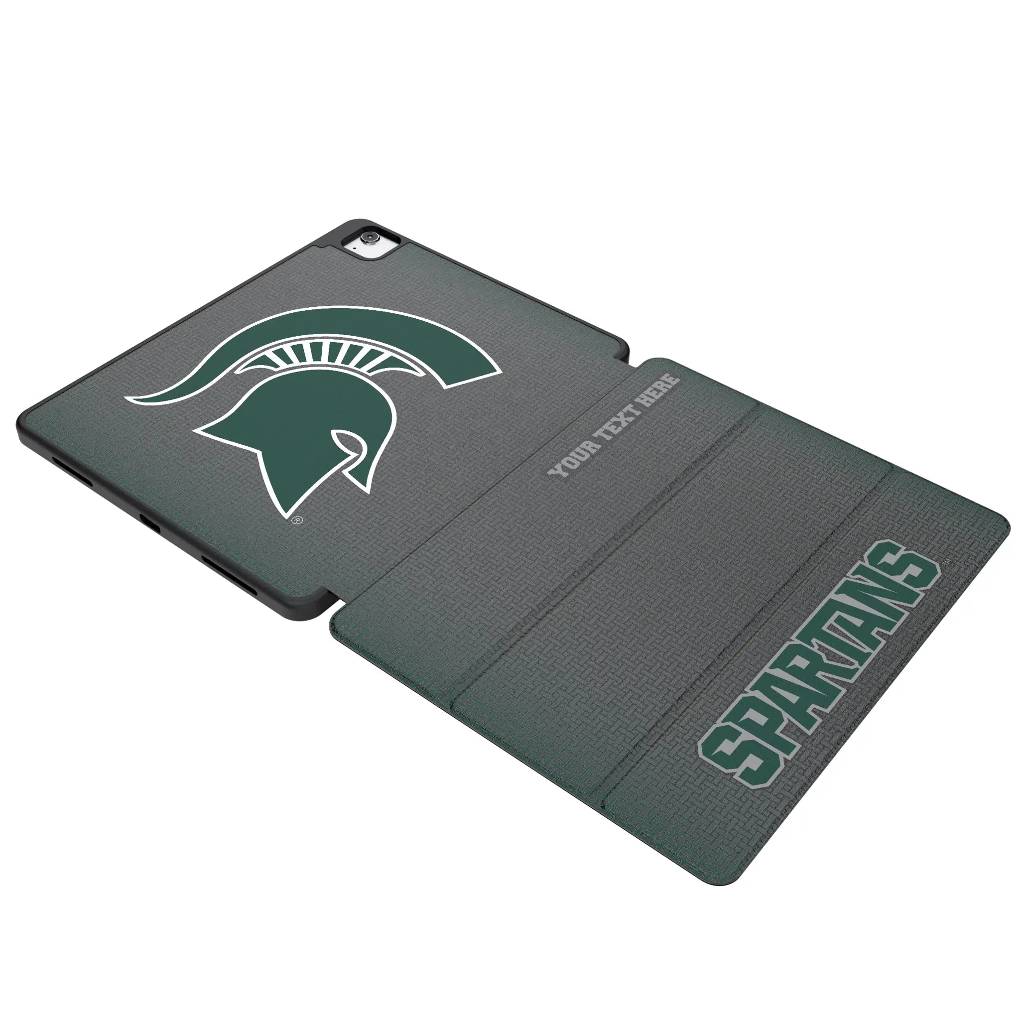 Michigan State University Spartans Personalized Linen iPad Tablet Case for Apple iPad